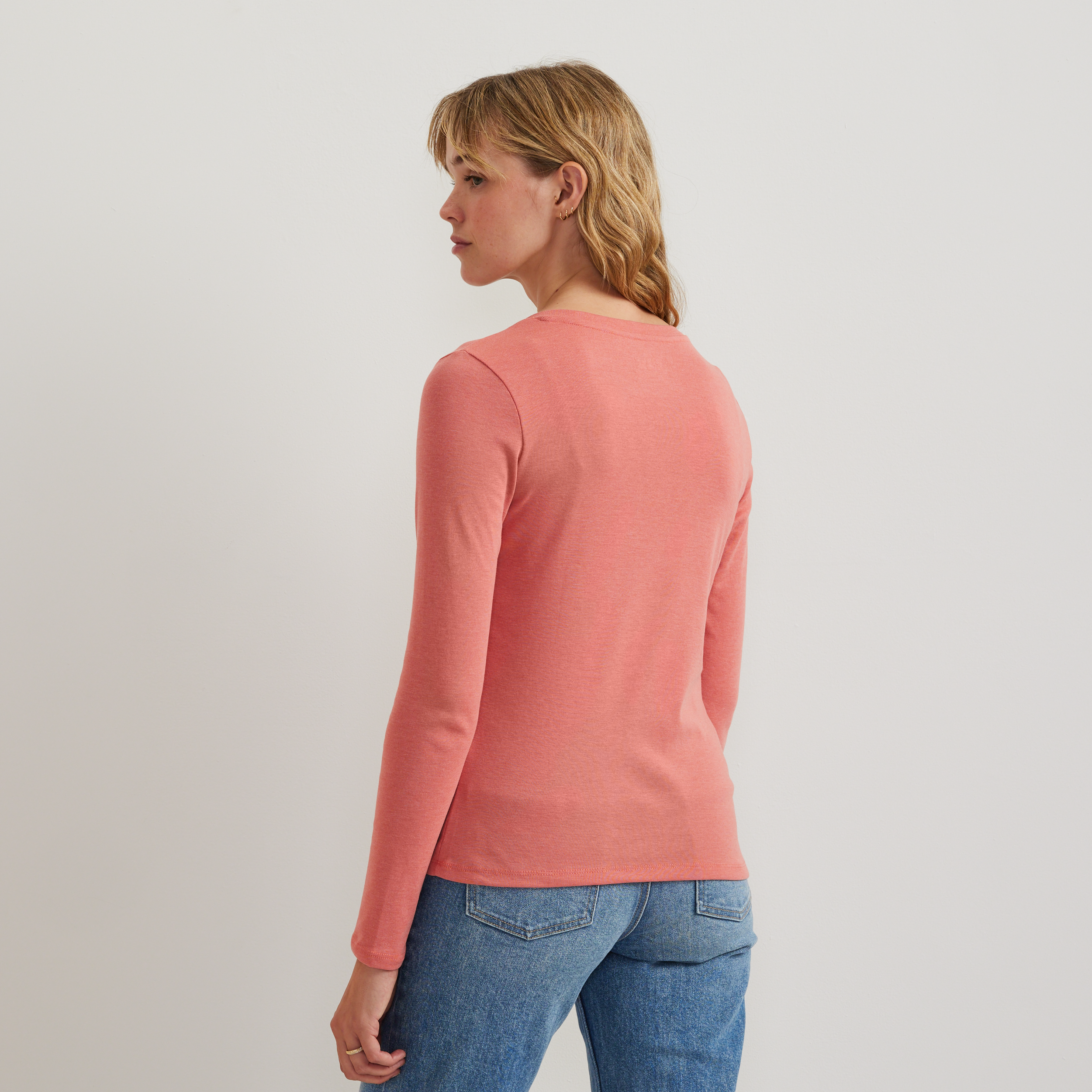 Women's Everyday Long-Sleeve V-Neck T-Shirt - Image 26