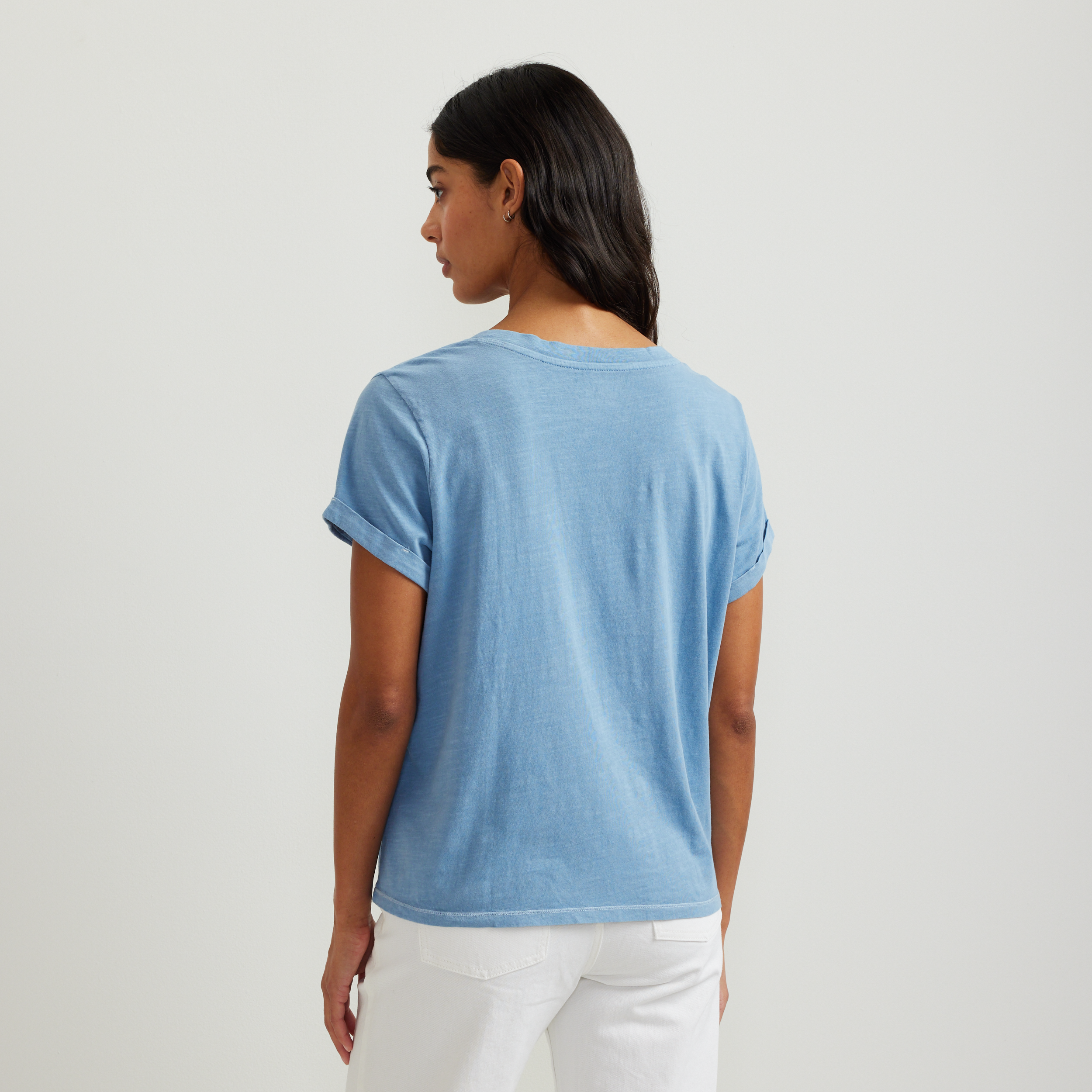 Women's Sunwashed V-Neck T-Shirt - Image 14