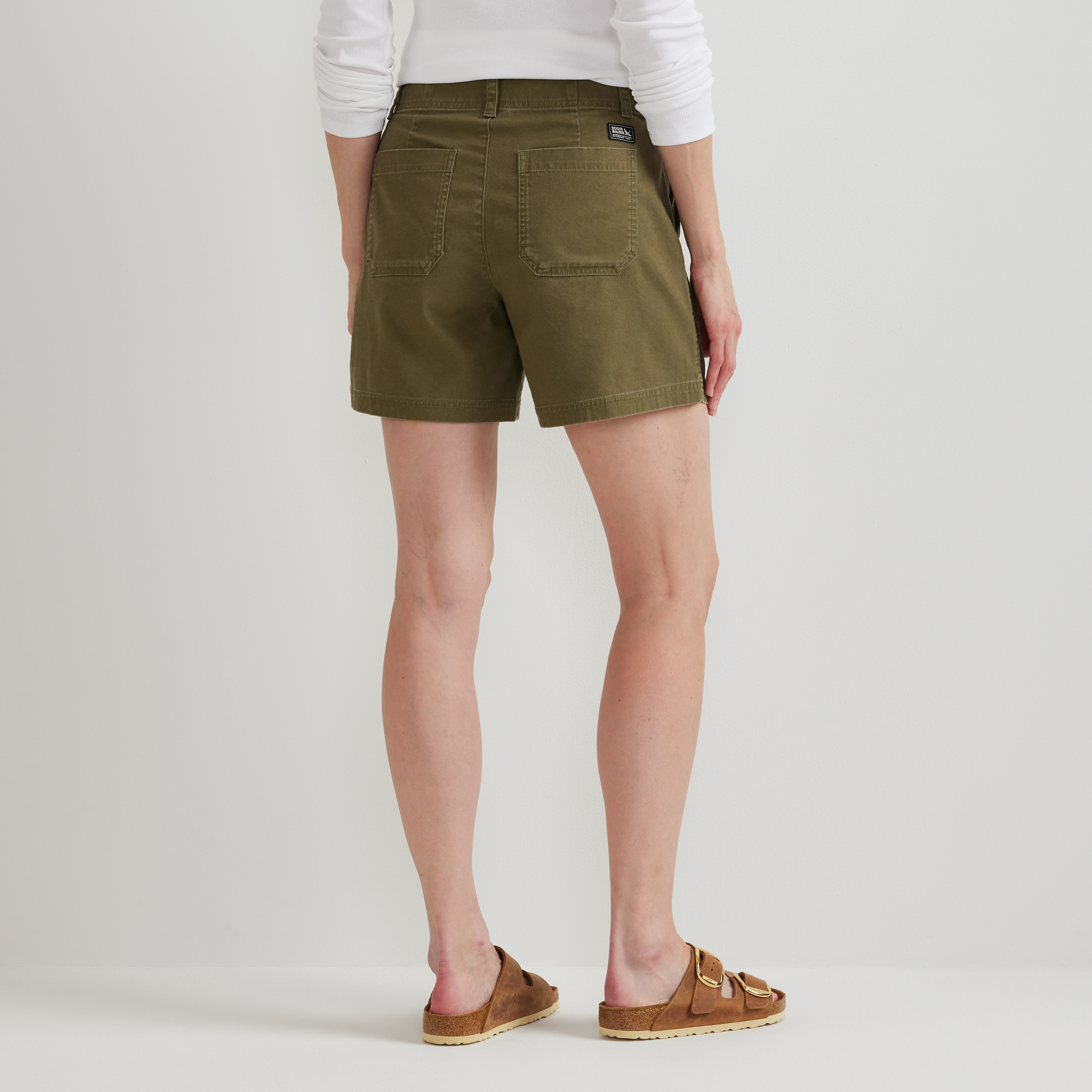 Women's Canvas Utility Shorts - Image 19