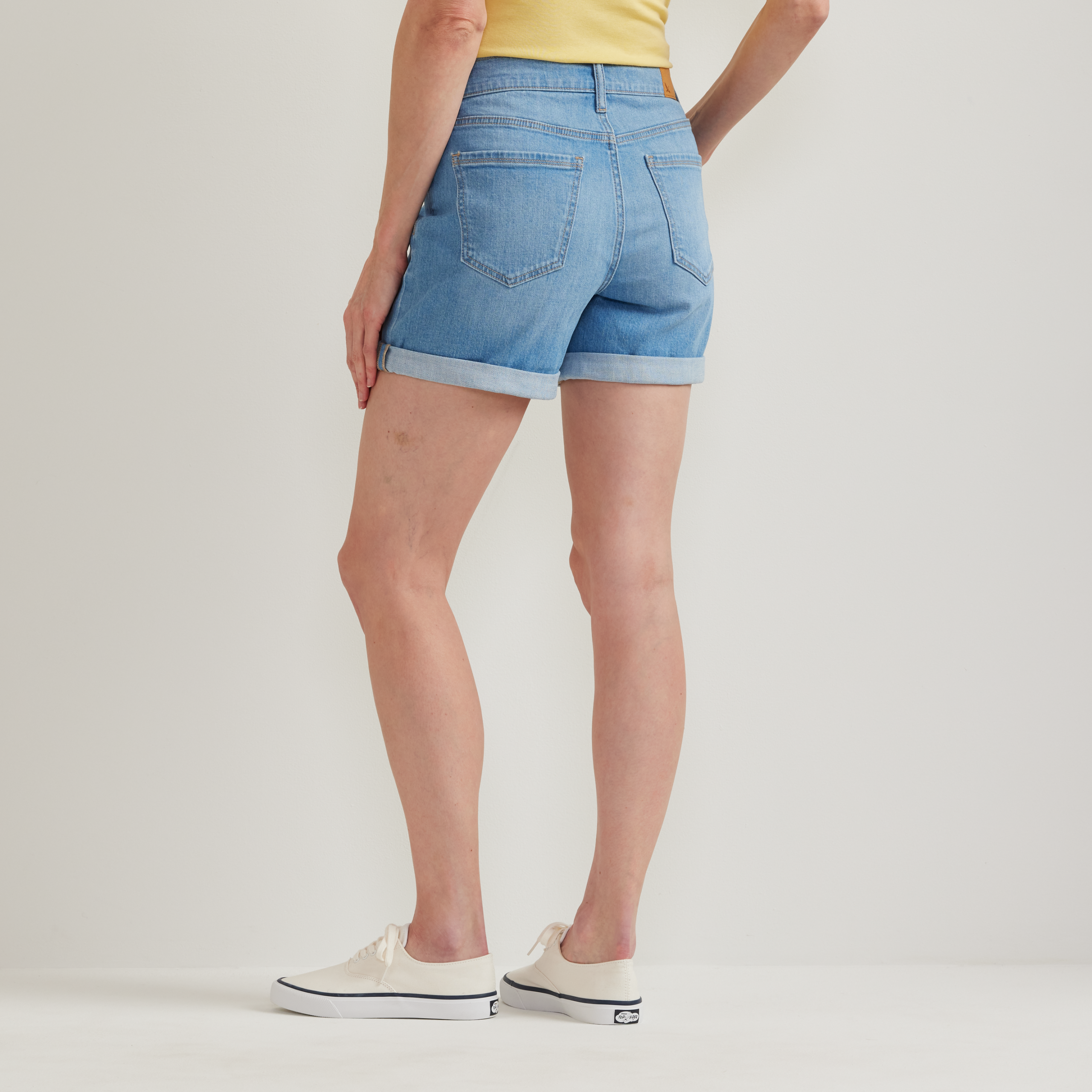 Women's Boyfriend Denim Shorts - Image 5