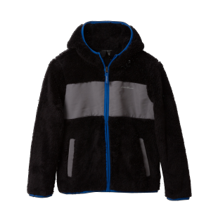 Boys Quest Fleece Plush Hooded Jacket
