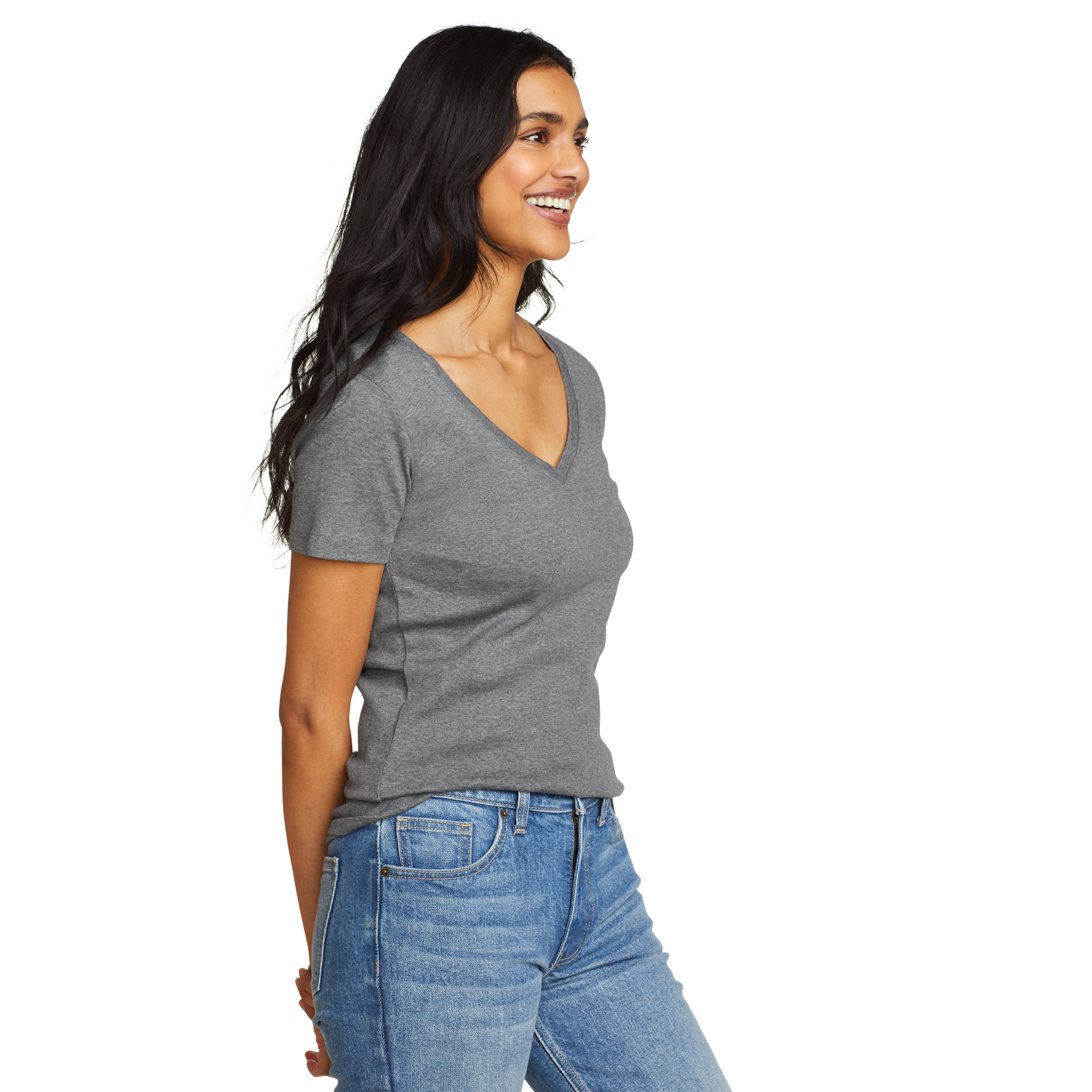 Women's Fav Short-Sleeve V-Neck T-Shirt - Image 14