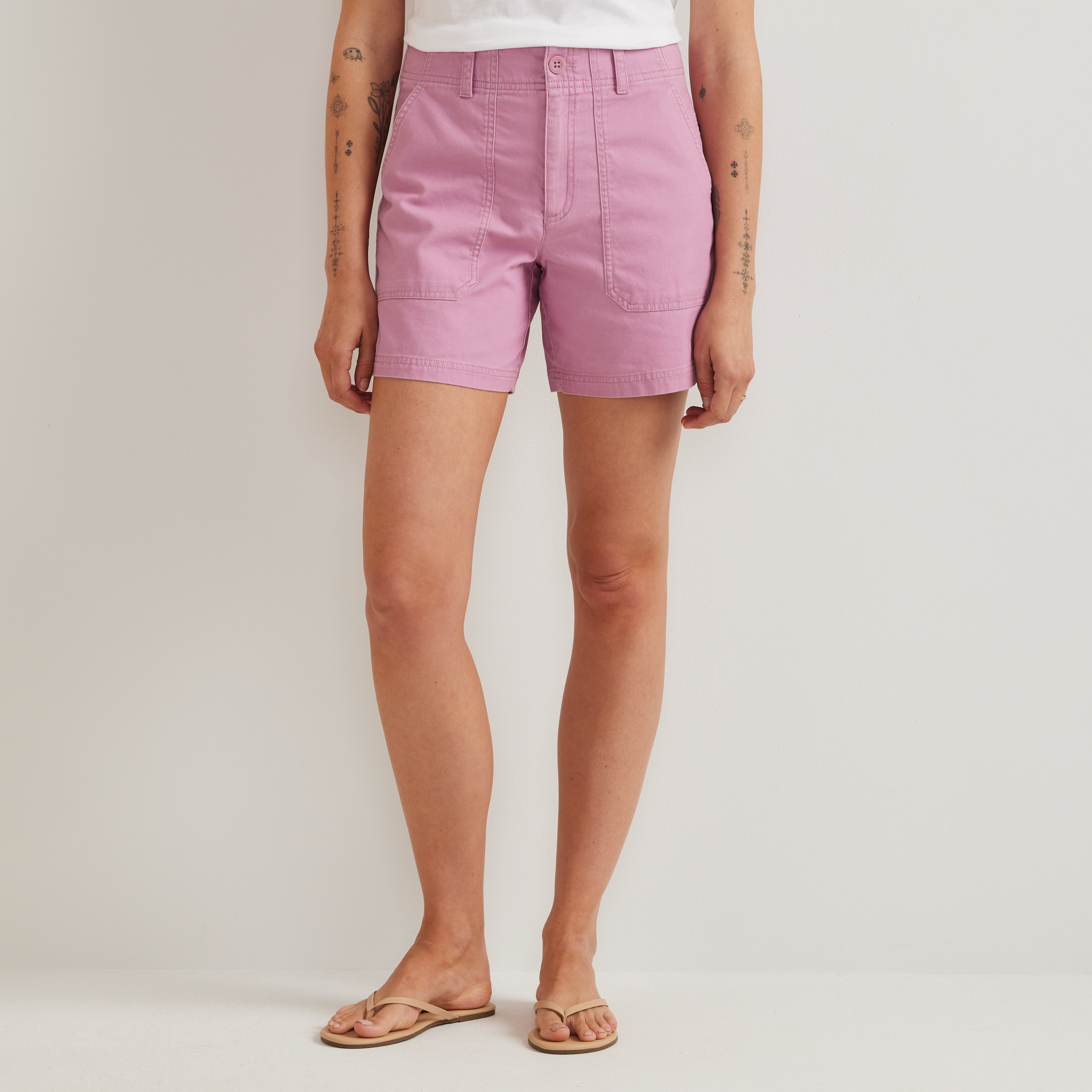 Women's Canvas Utility Shorts - Image 22
