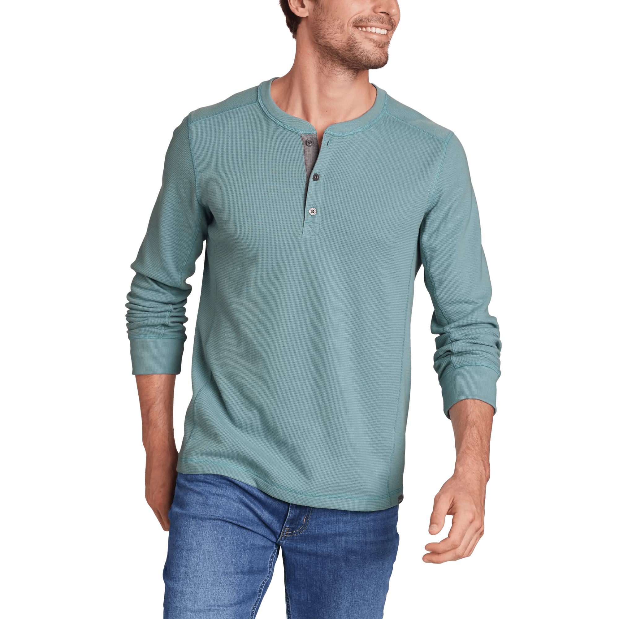 Men's Eddie's Favorite Ultrasoft Thermal Henley - Image 7