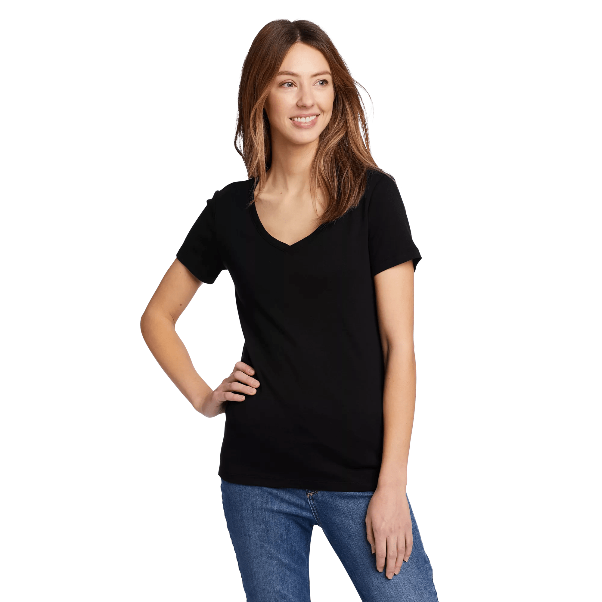 Women's Fav Short-Sleeve V-Neck T-Shirt - Image 5