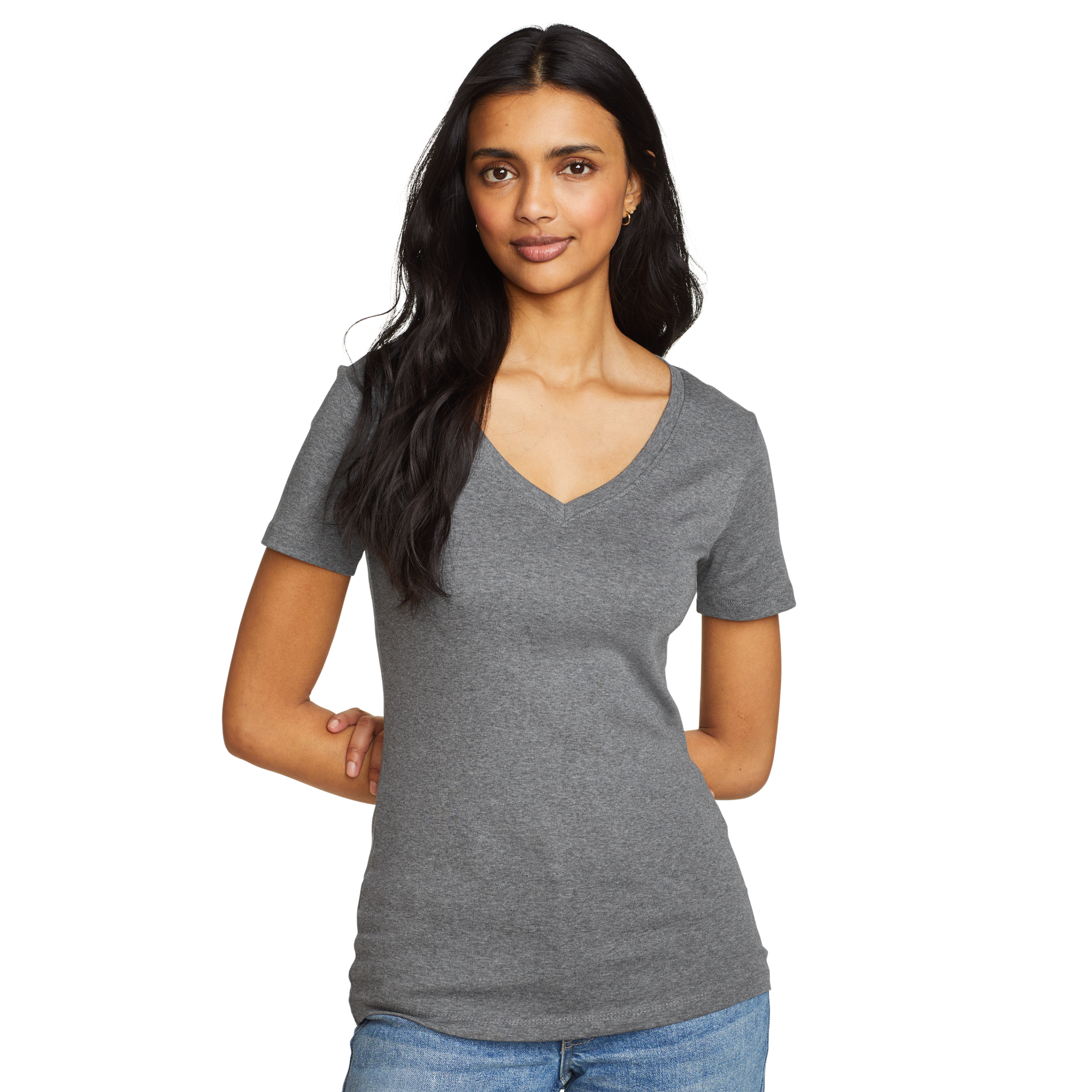 Women's Fav Short-Sleeve V-Neck T-Shirt - Image 12