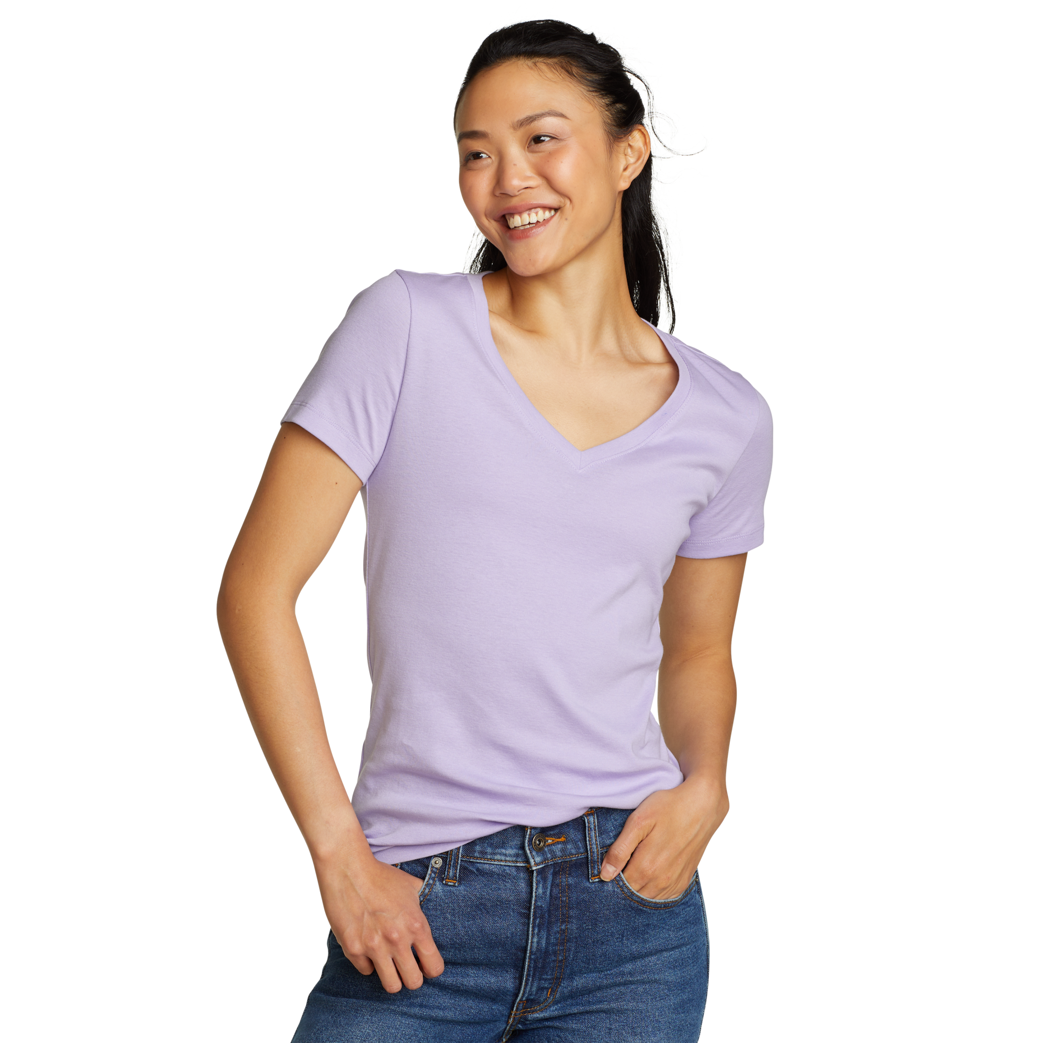 Women's Fav Short-Sleeve V-Neck T-Shirt - Image 15