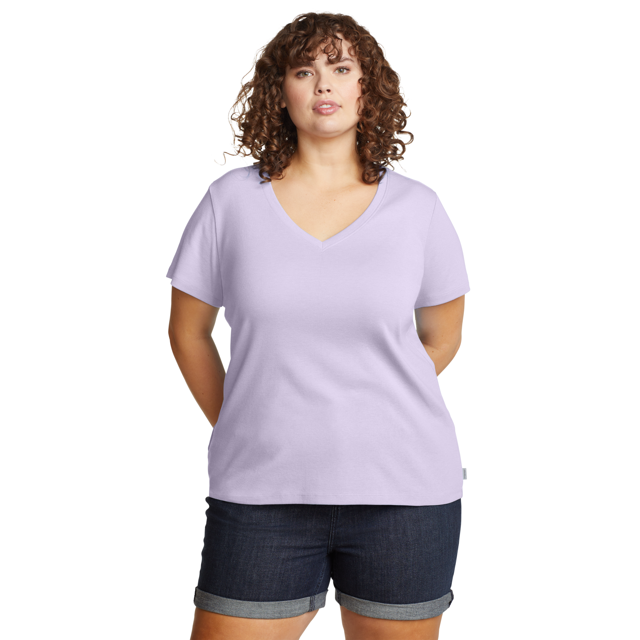 Women's Fav Short-Sleeve V-Neck T-Shirt - Image 17