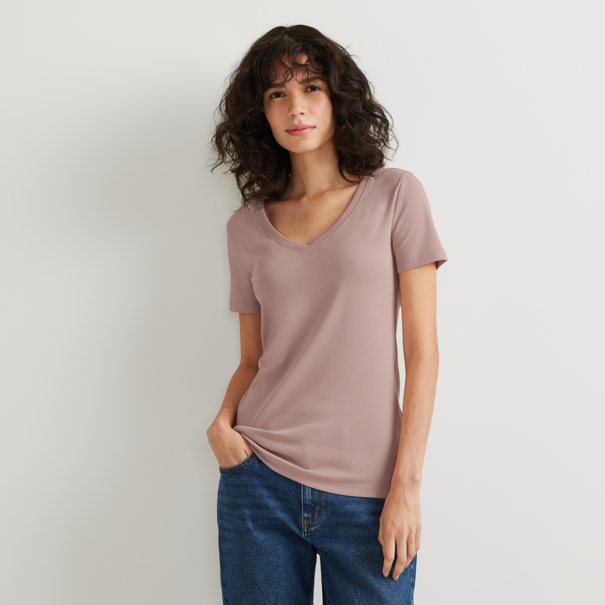 Women's Fav Short-Sleeve V-Neck T-Shirt - Image 10