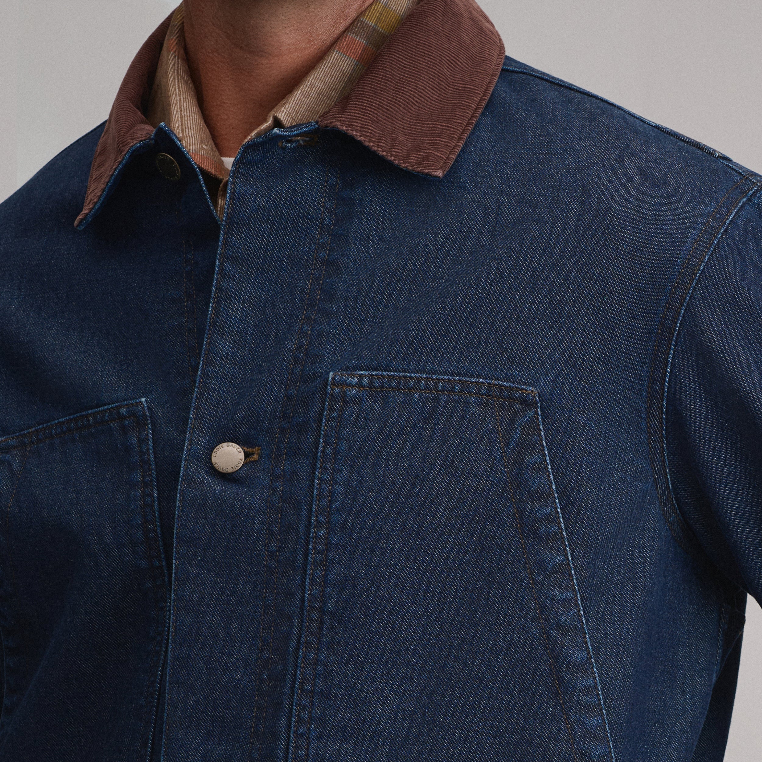 Men's EB Denim Barn Coat - Image 3