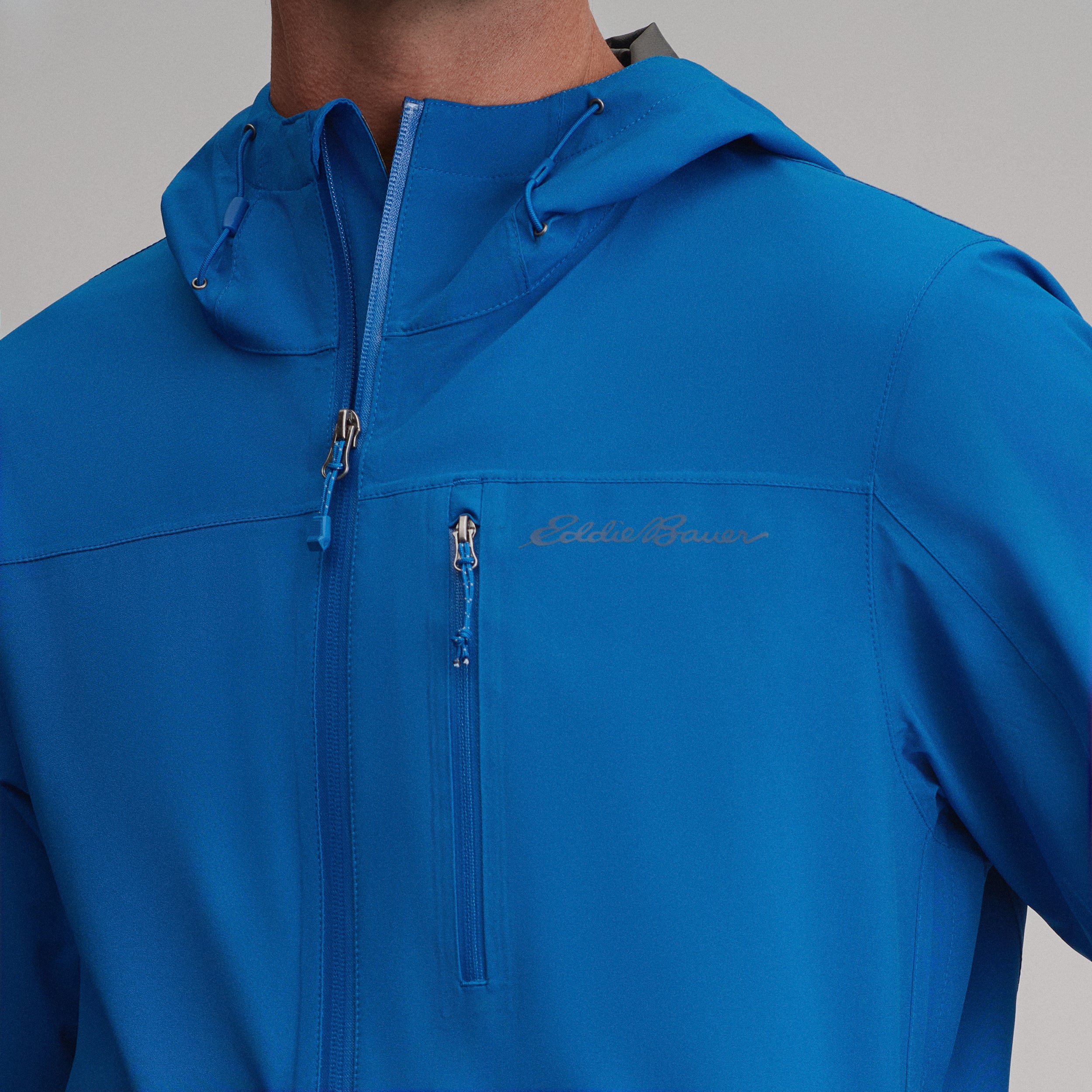 Men's Cloud Cap Waterproof Stretch Hooded Rain Jacket - Image 6