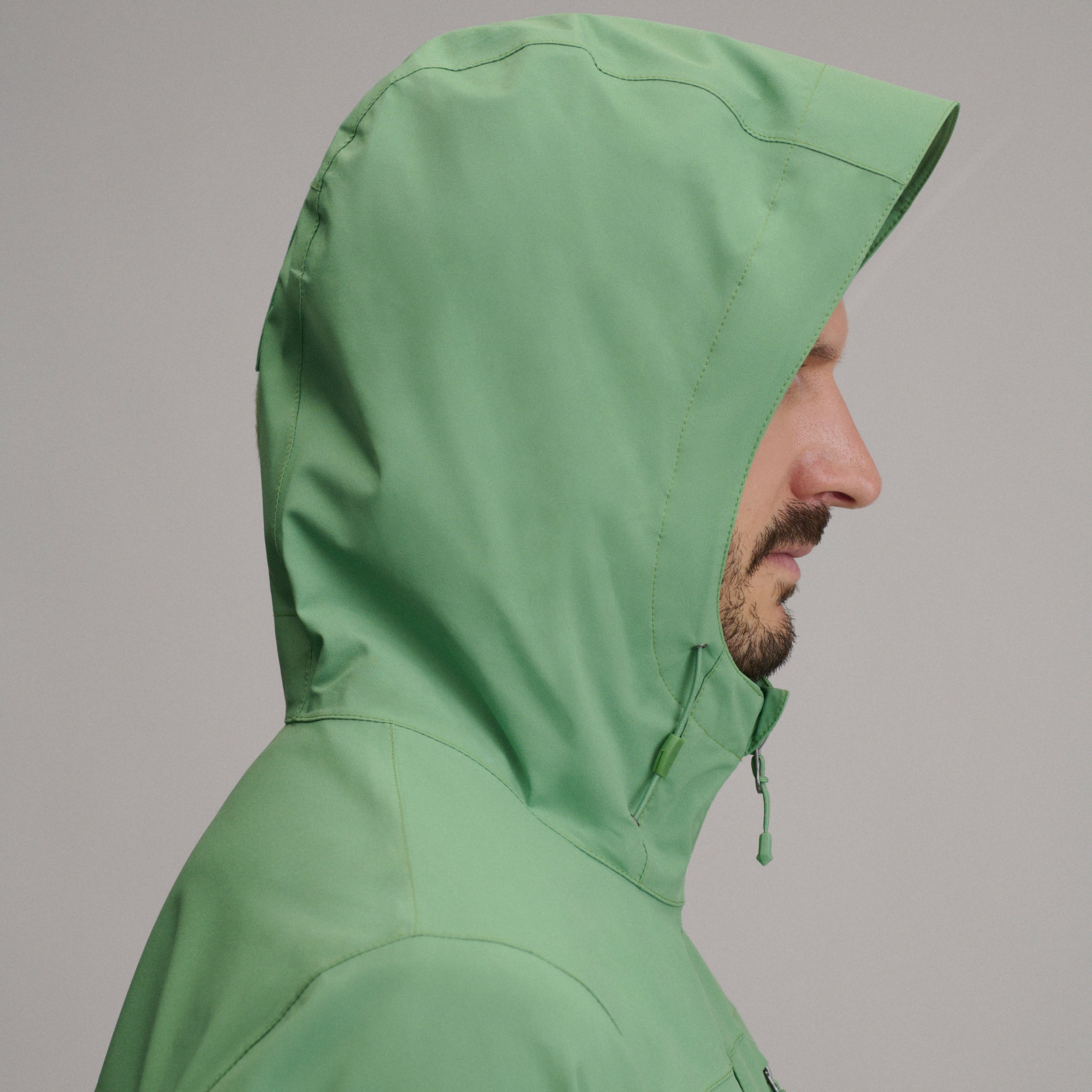 Men's Cloud Cap Waterproof Stretch Hooded Rain Jacket - Image 20