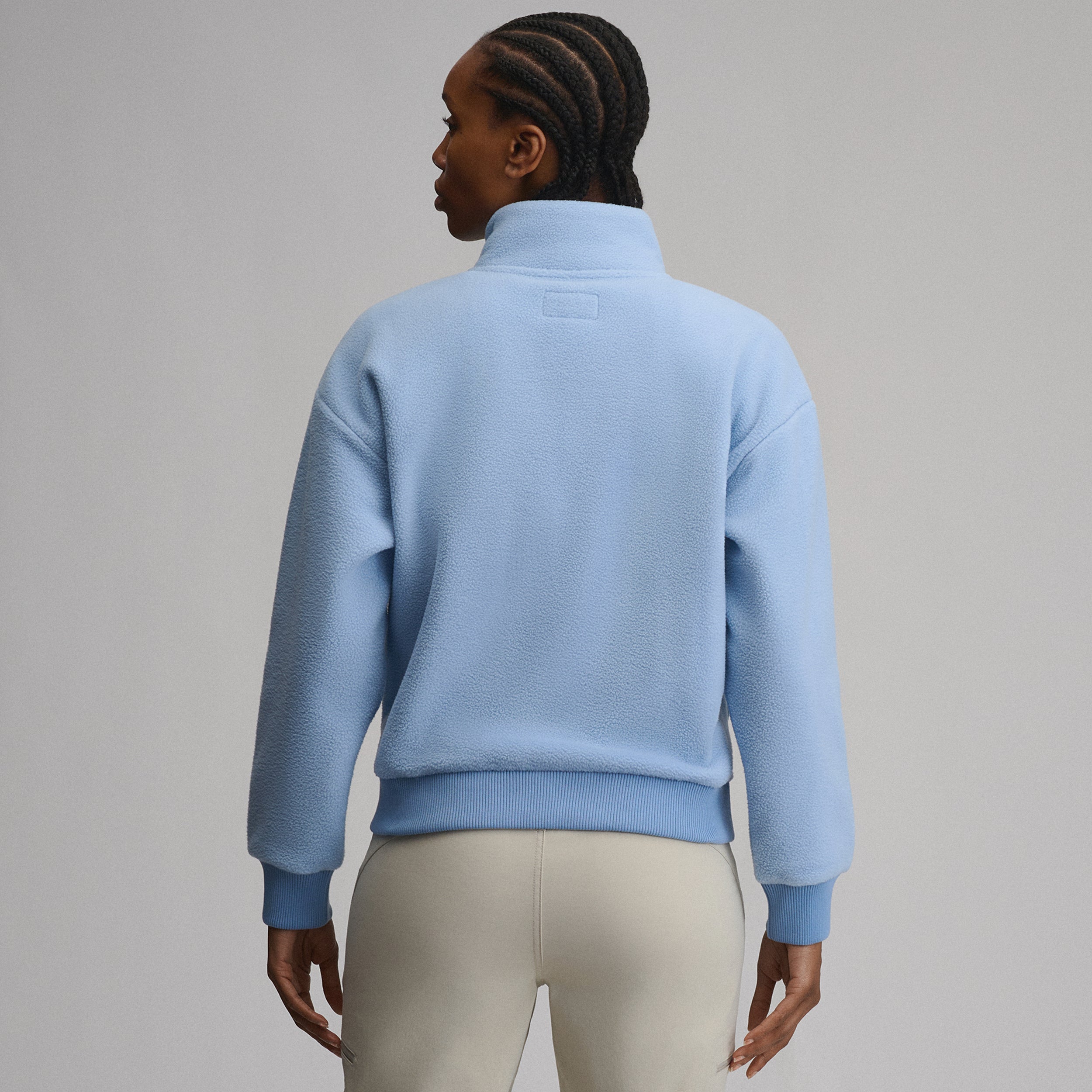 Women's Authentic Outdoor Fleece 1/4-Zip Mock Pullover - Image 2