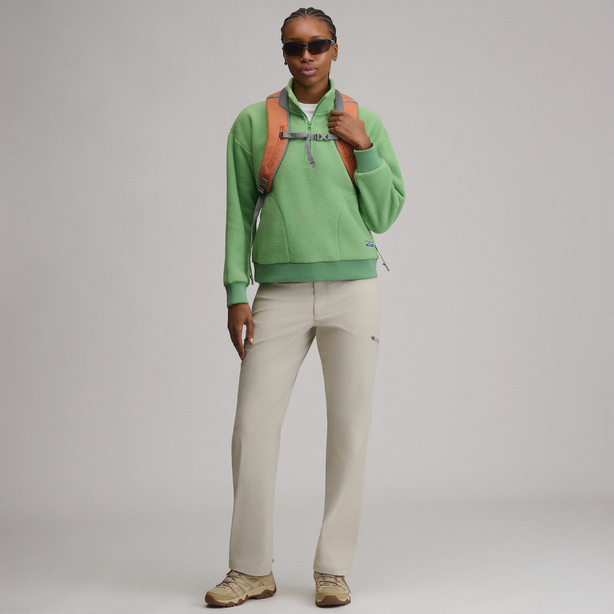 Women's Authentic Outdoor Fleece 1/4-Zip Mock Pullover - Image 24