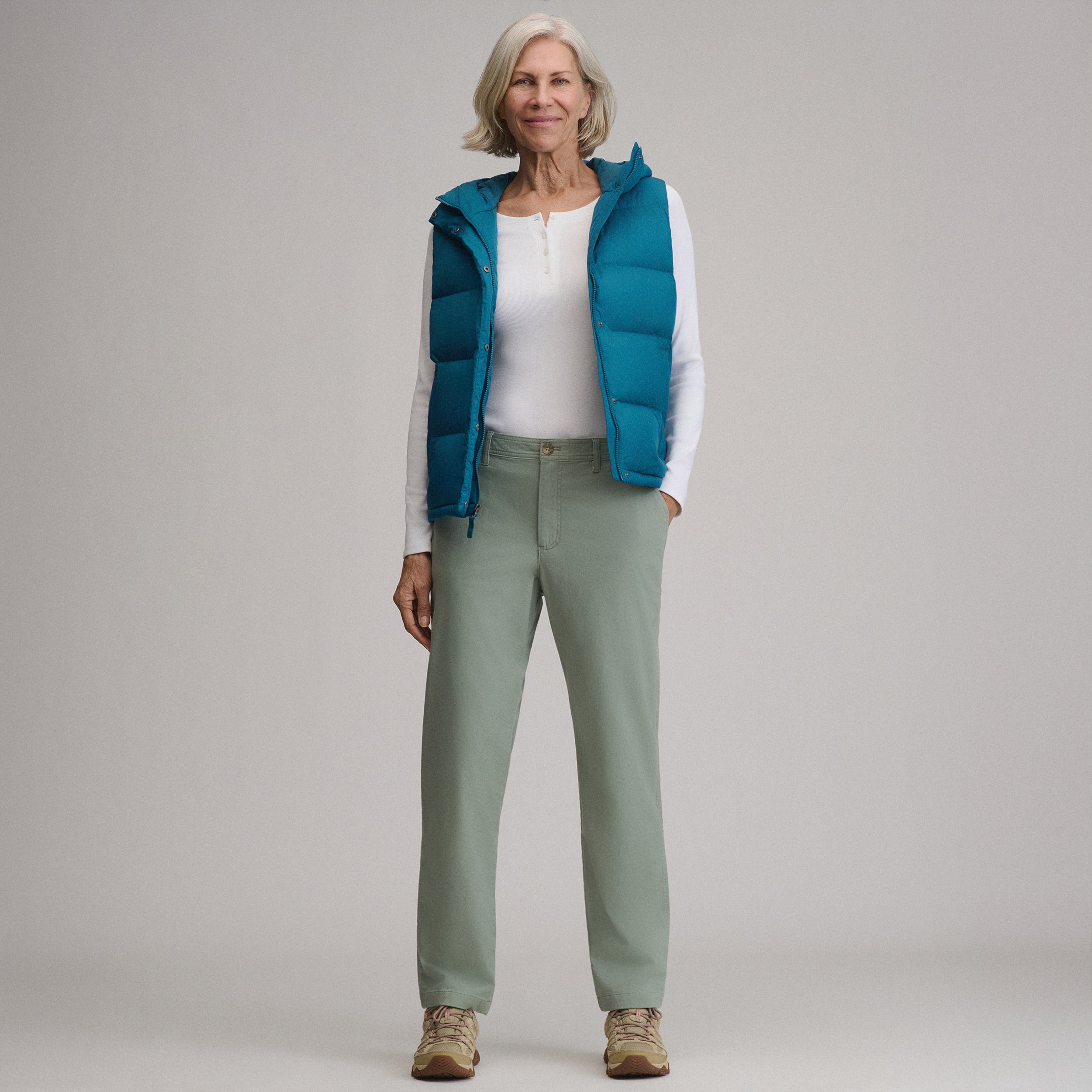 Women's Flannel Lined Cotton Pants - Image 10