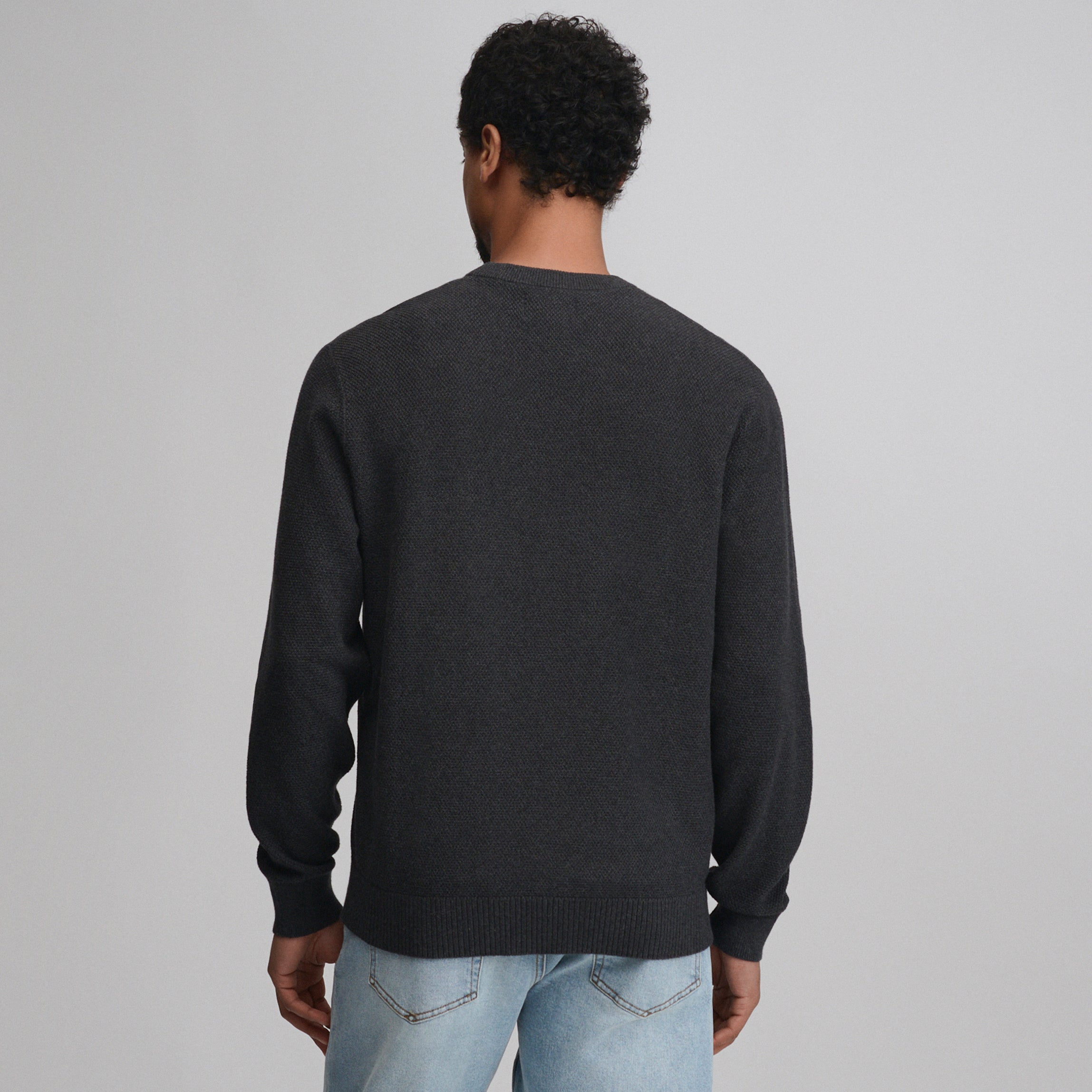 Men's Classic Crew Solid Sweater - Image 2