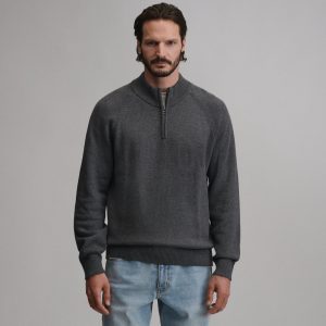 Men's Classic Quarter-Zip Sweater