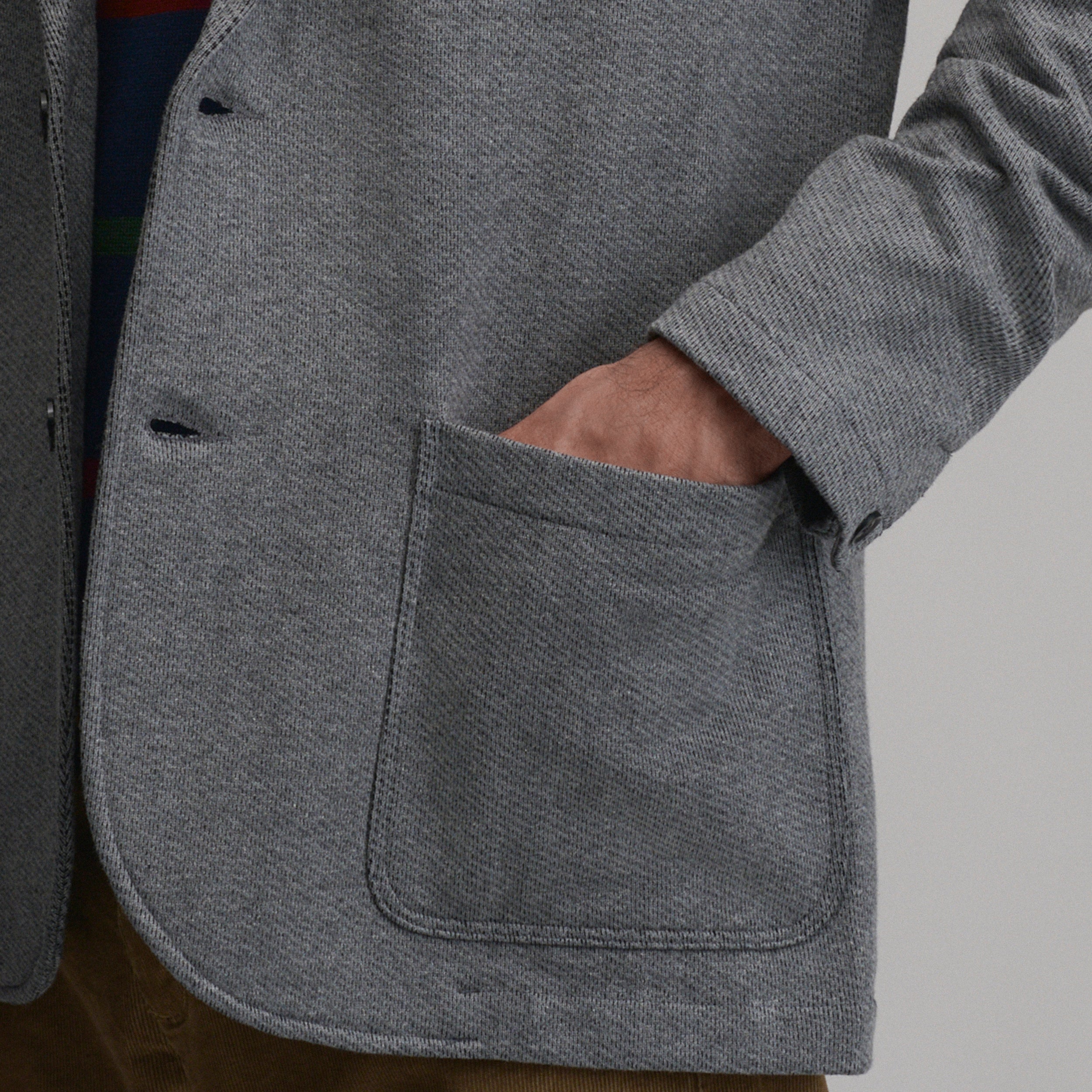 Men's Knit Blazer - Image 5