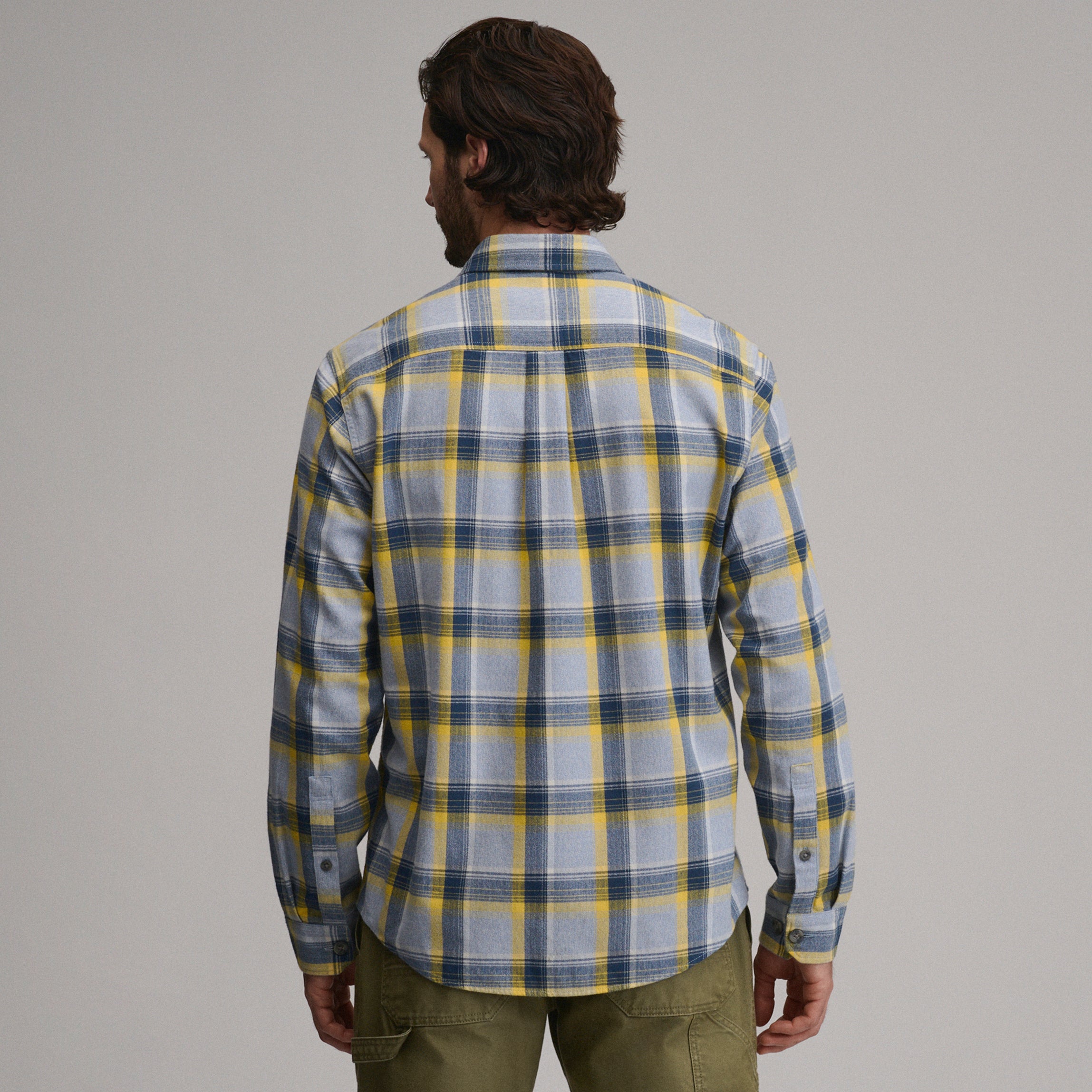 Men's Long-Sleeve Eddie's Cabin Shirt - Jaspe Flannel - Image 2