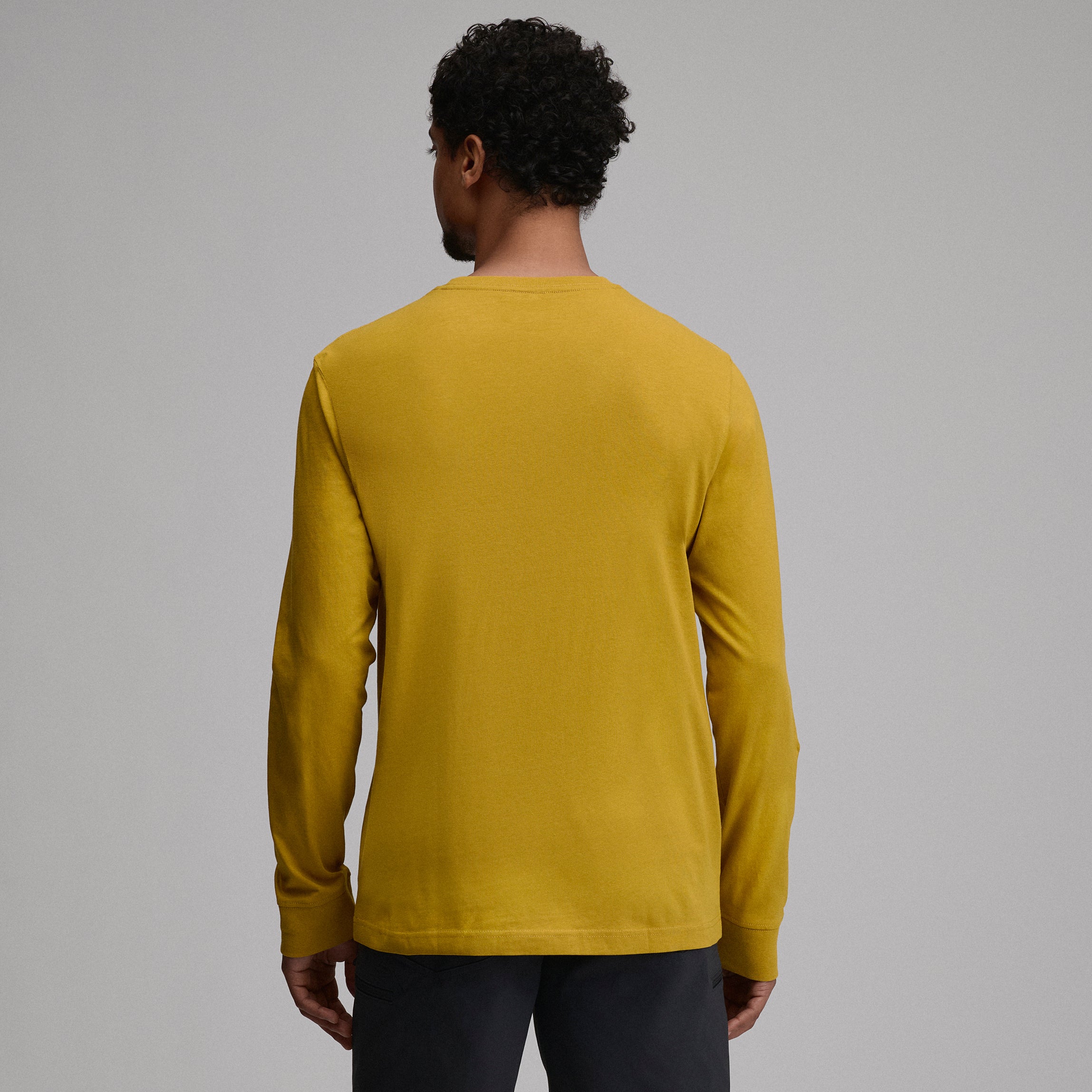 Men's Legend Wash 100% Cotton Long-Sleeve Classic T-Shirt - Image 10