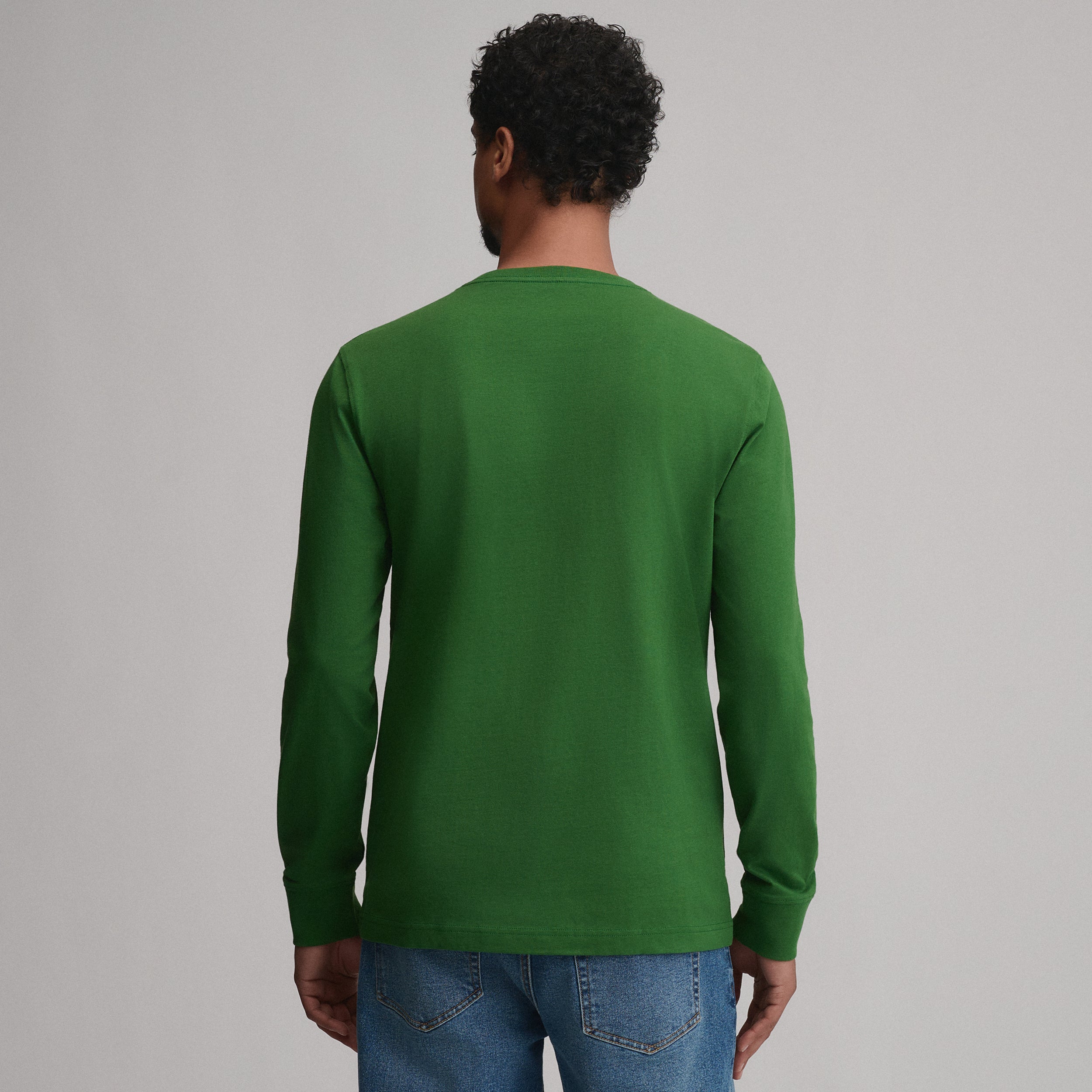 Men's Legend Wash 100% Cotton Long-Sleeve Classic T-Shirt - Image 2