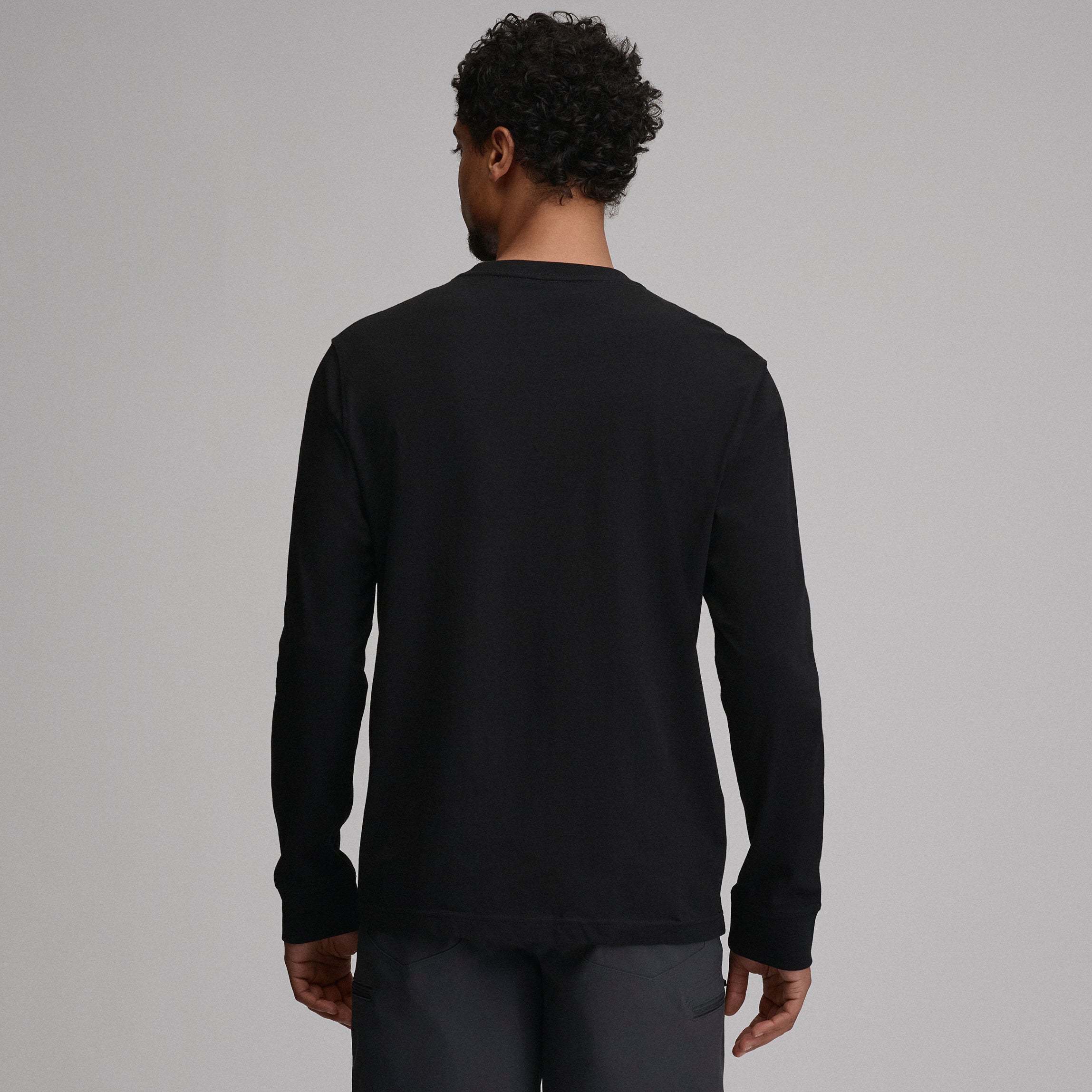 Men's Legend Wash 100% Cotton Long-Sleeve Classic T-Shirt - Image 18
