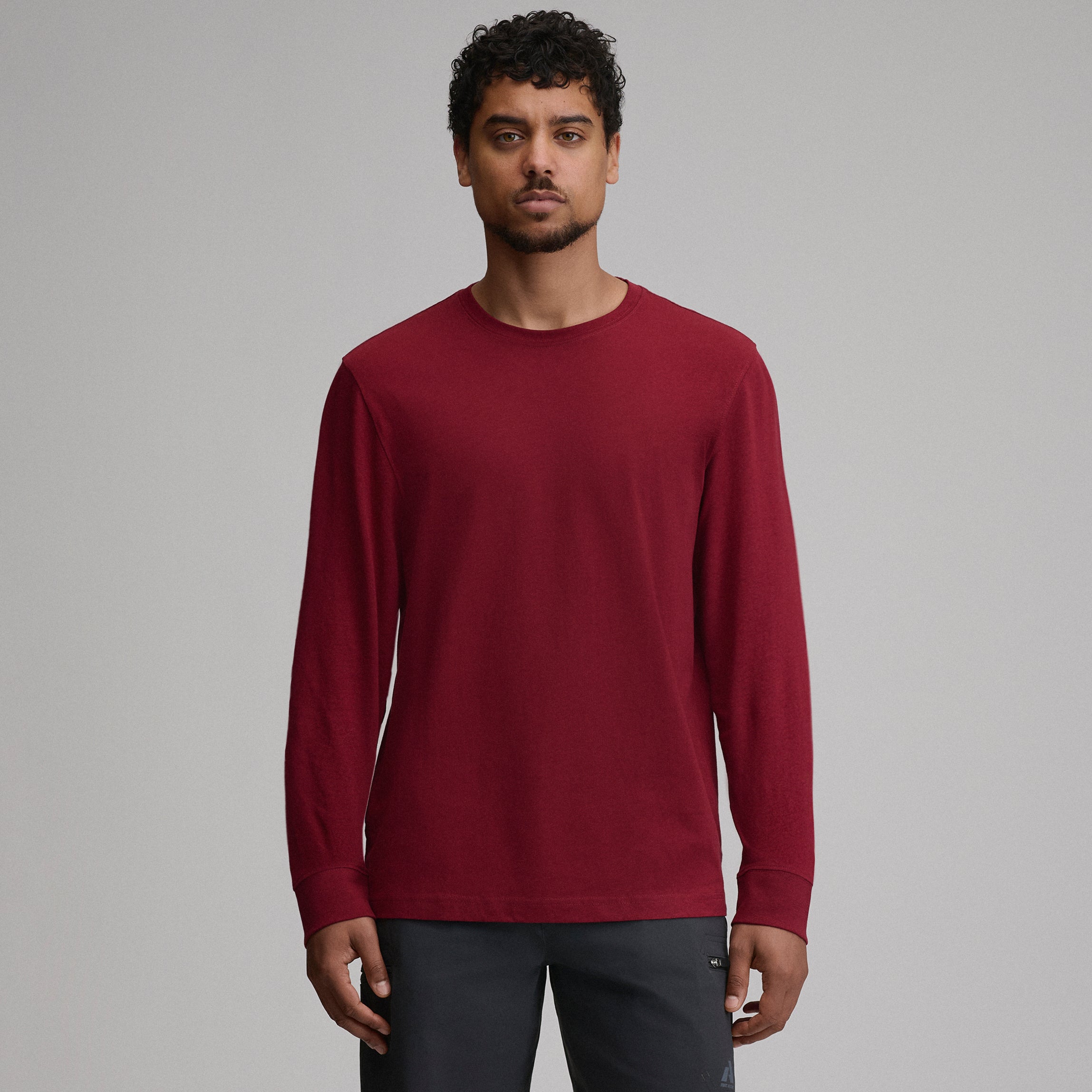 Men's Legend Wash 100% Cotton Long-Sleeve Classic T-Shirt - Image 21