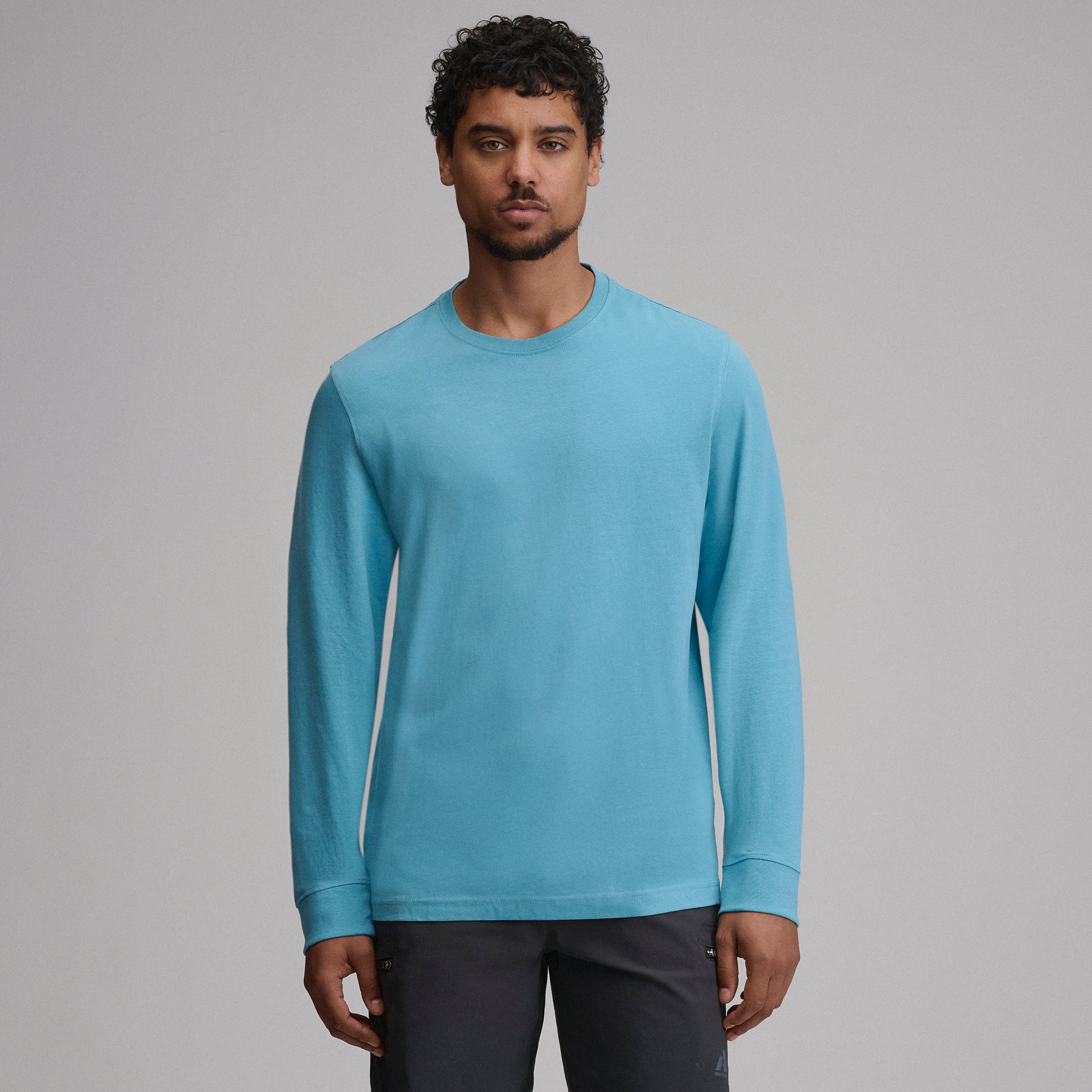 Men's Legend Wash 100% Cotton Long-Sleeve Classic T-Shirt - Image 25