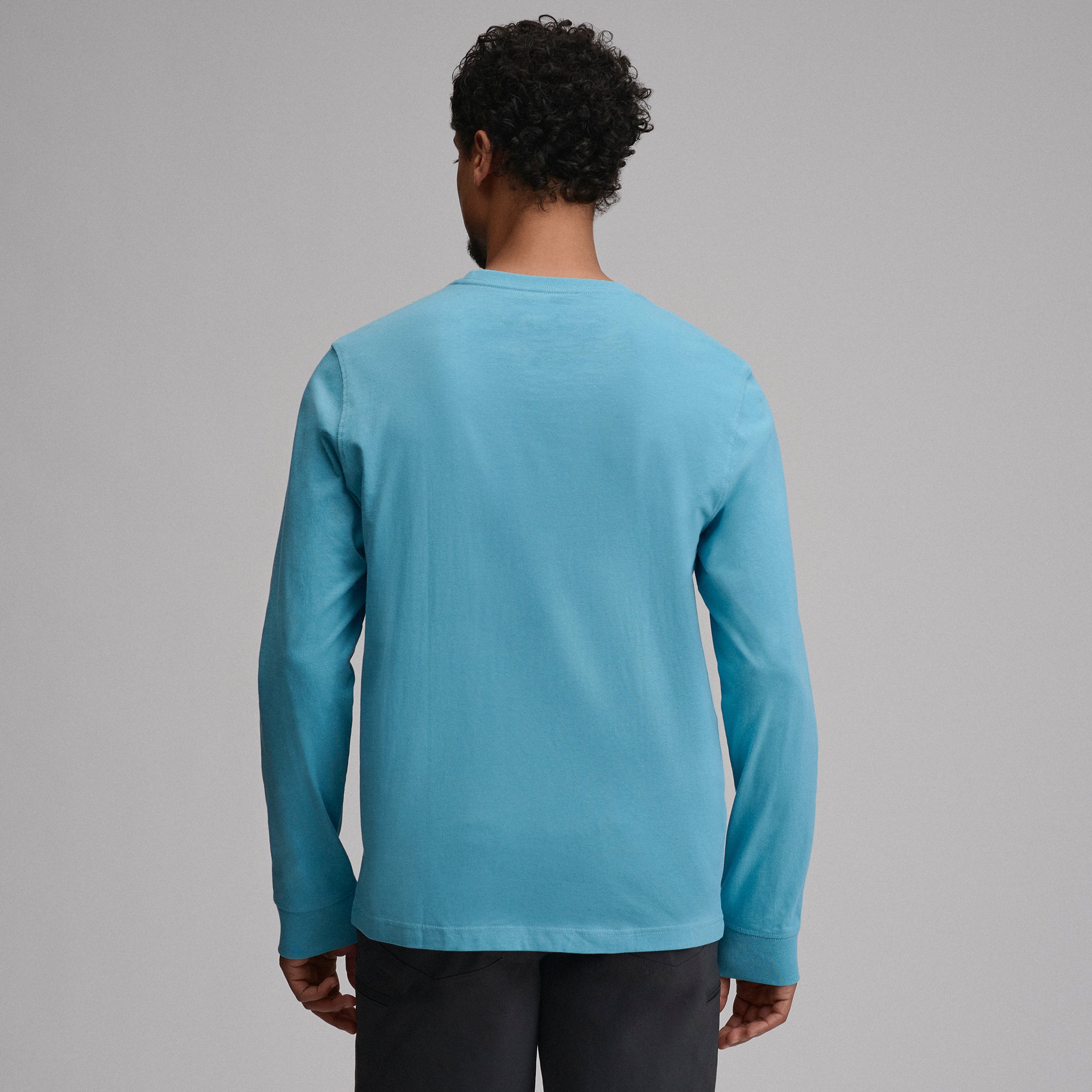 Men's Legend Wash 100% Cotton Long-Sleeve Classic T-Shirt - Image 26