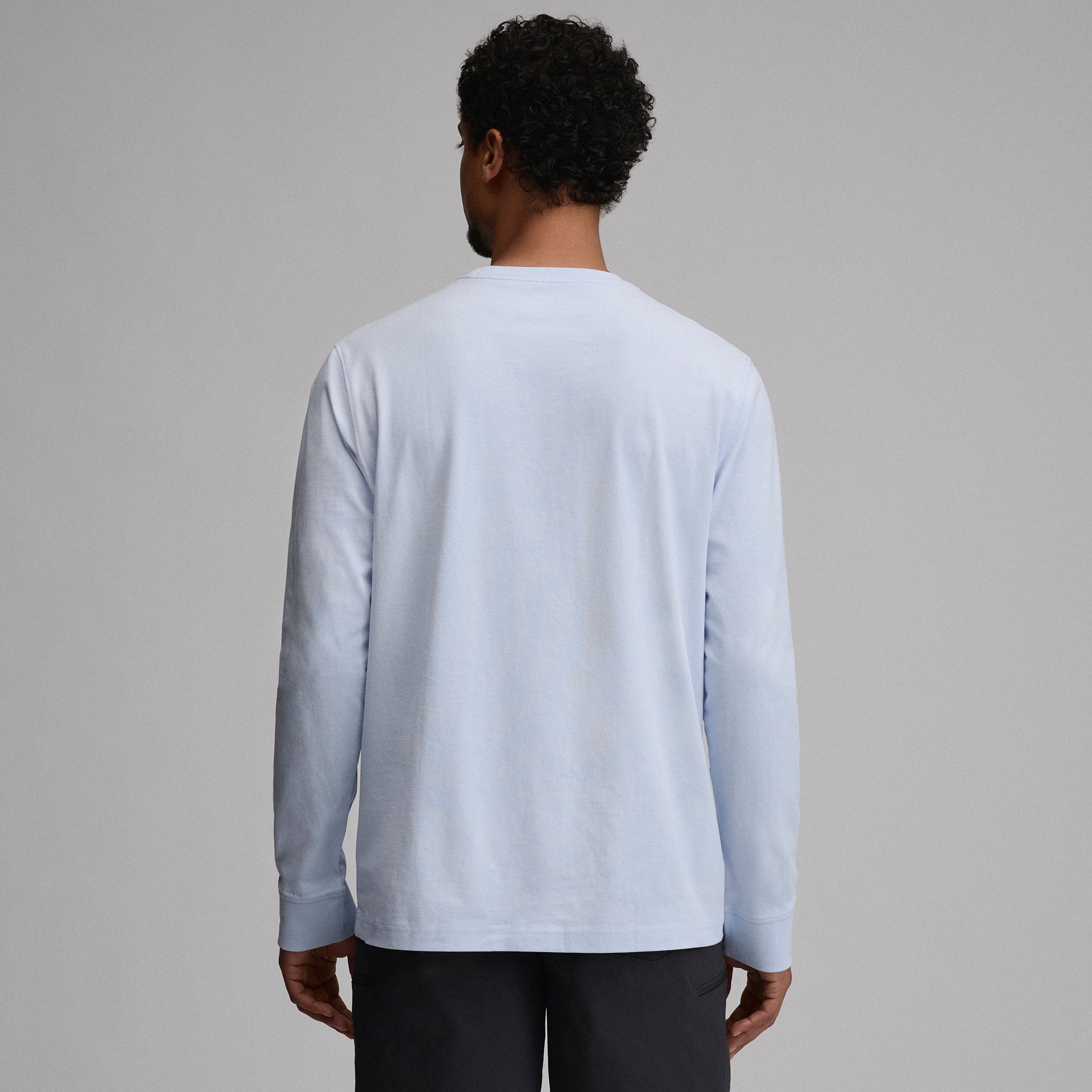 Men's Legend Wash 100% Cotton Long-Sleeve Classic T-Shirt - Image 30