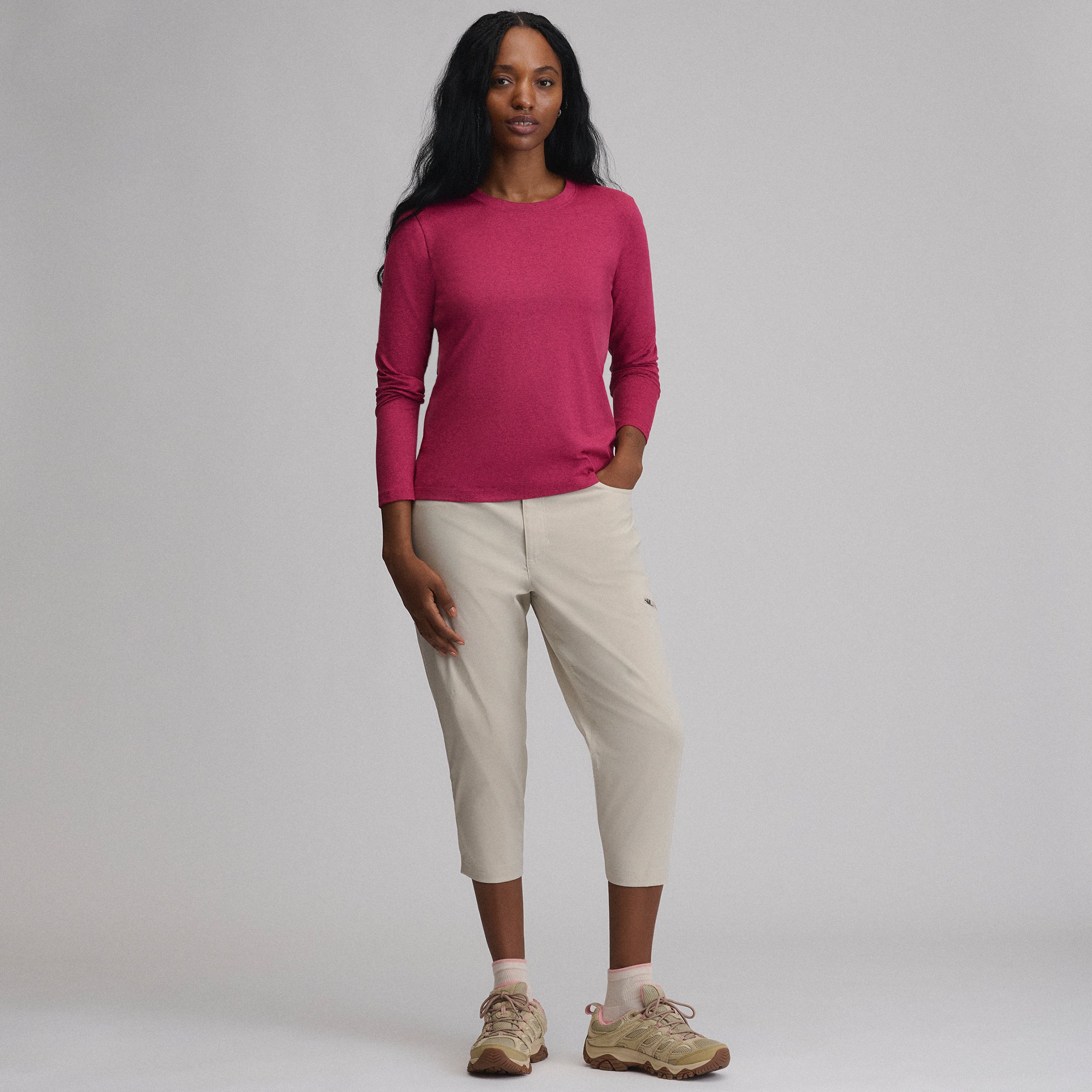 Women's Train Ascent Long-Sleeve Crew - Image 12