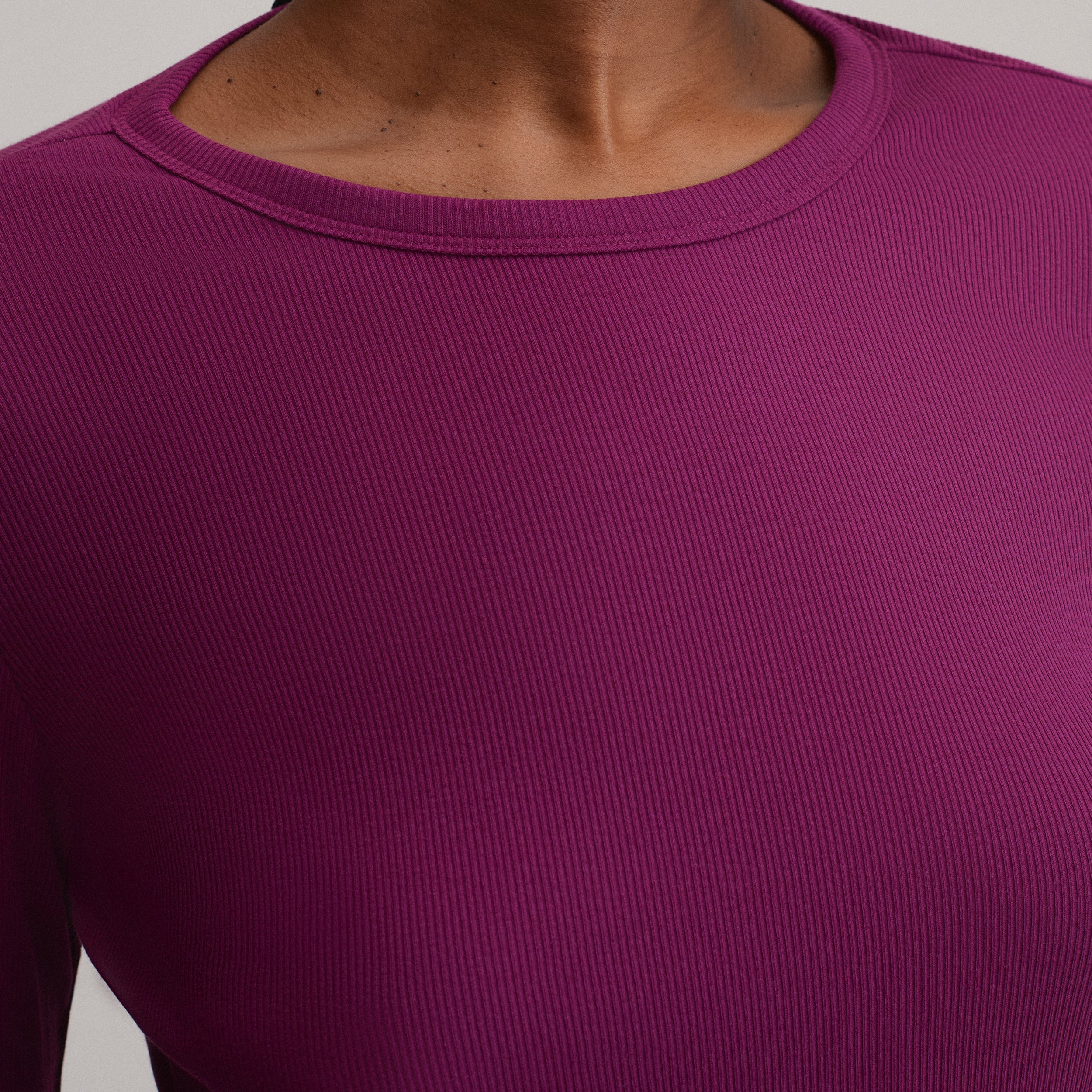 Women's Softline Rib Long-Sleeve Crew - Image 23