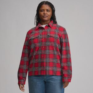 Women's Long-Sleeve Heritage Soft Classic Novelty Flannel Shirt