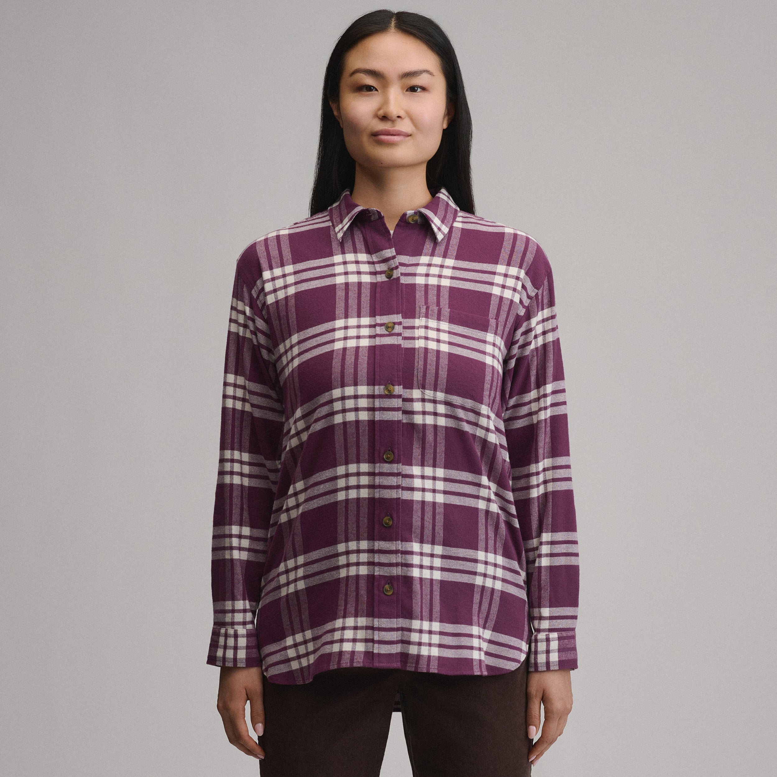 Women's Field Flex Boyfriend Flannel Shirt - Image 5
