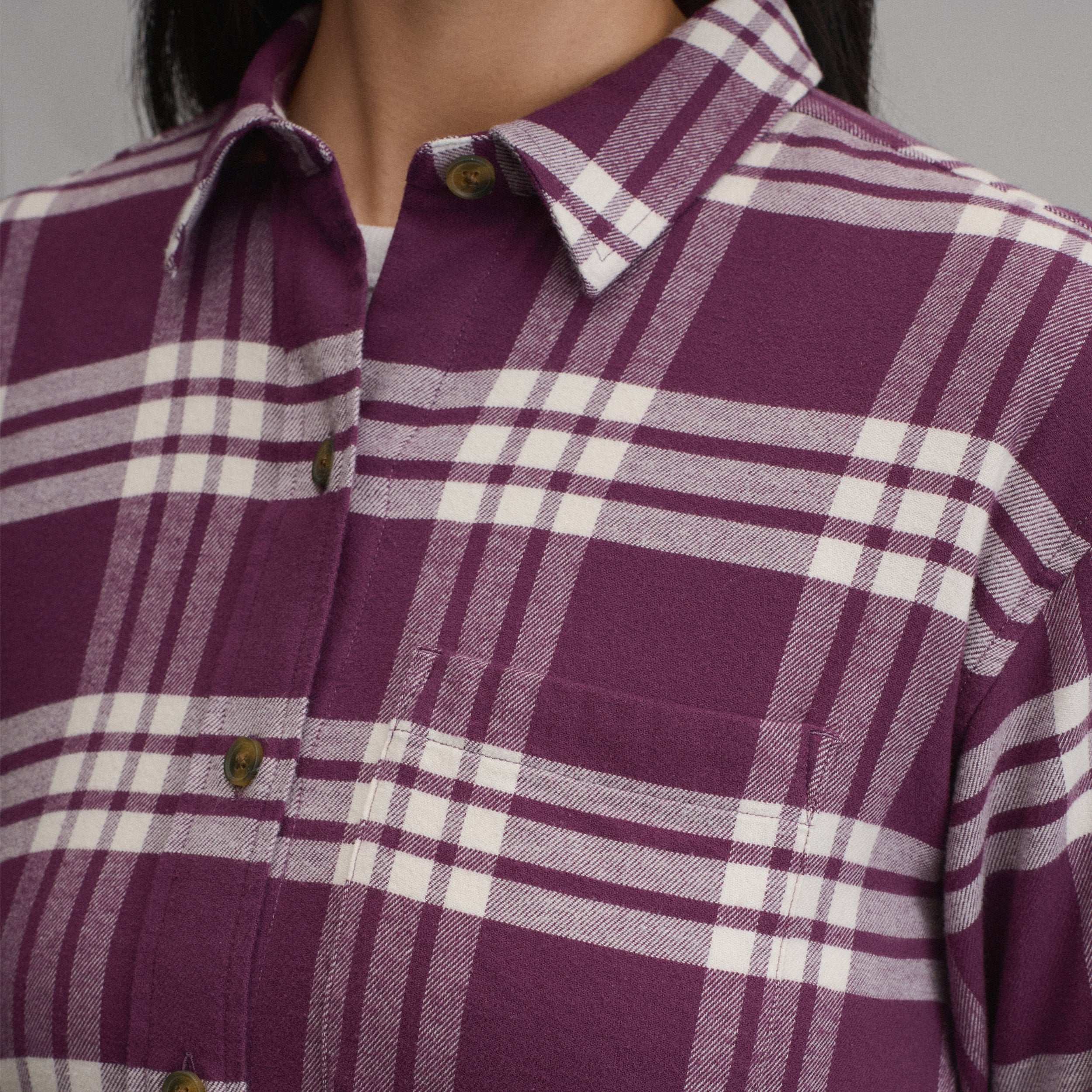 Women's Field Flex Boyfriend Flannel Shirt - Image 7