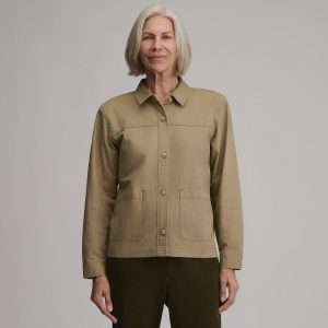 Women's Cotton Twill Shirt Jacket