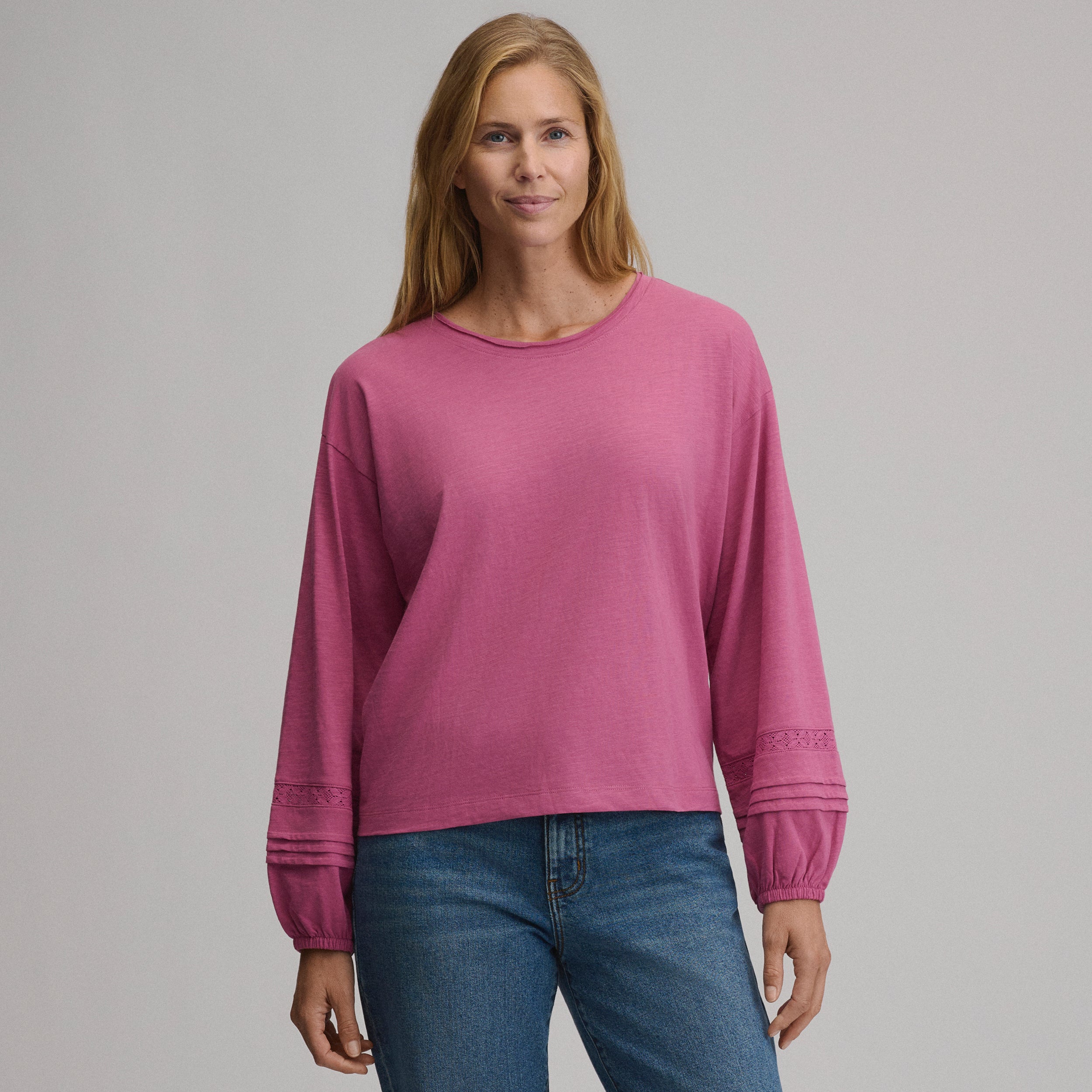 Women's Long-Sleeve Soft Relaxed Top - Image 5