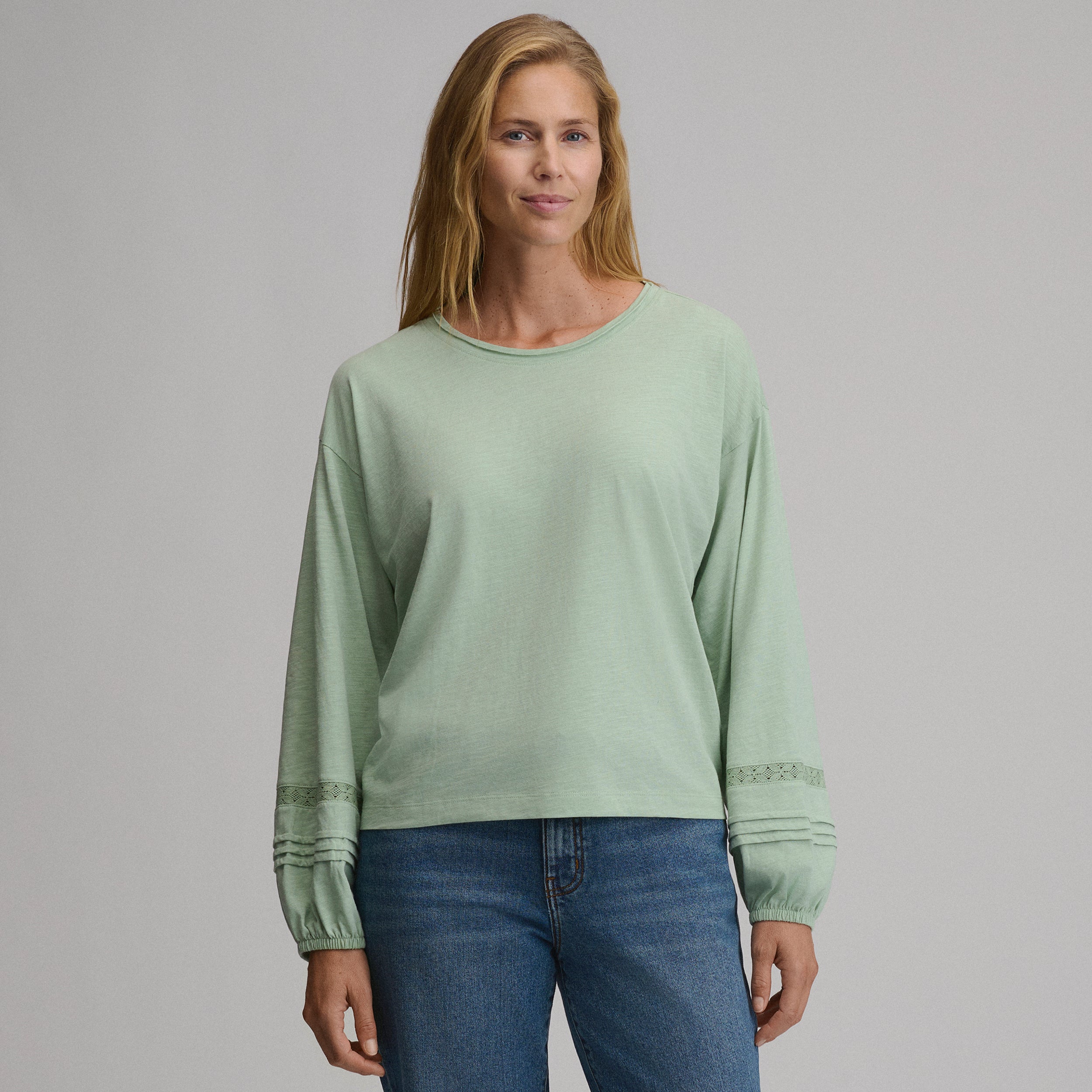 Women's Long-Sleeve Soft Relaxed Top - Image 13