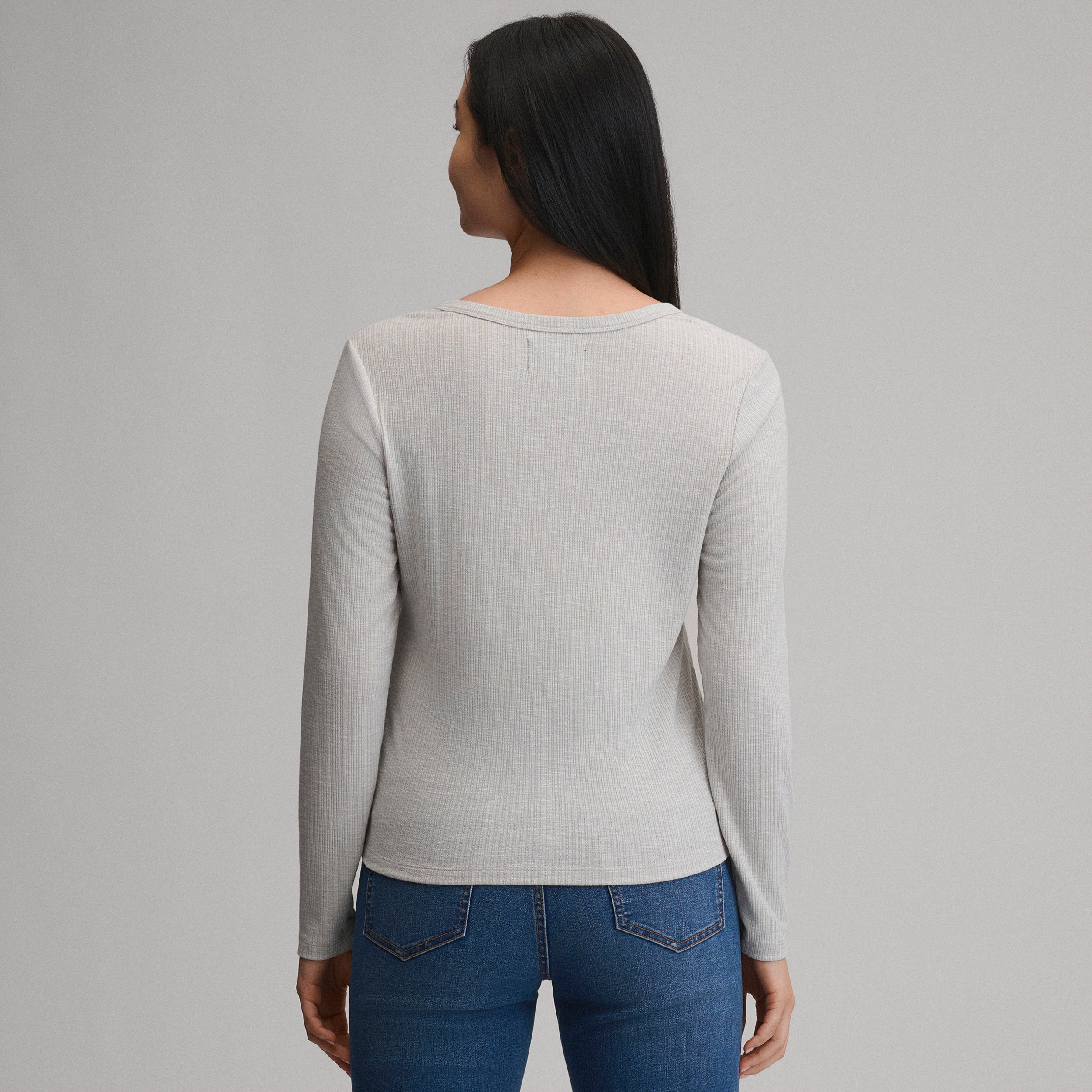 Women's Long-Sleeve Multi Button Henley - Image 10