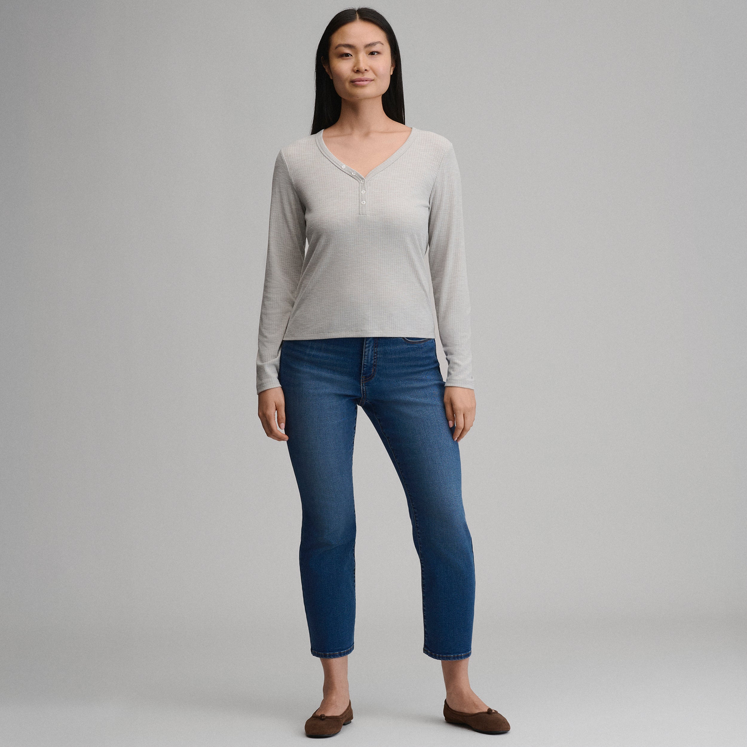Women's Long-Sleeve Multi Button Henley - Image 12