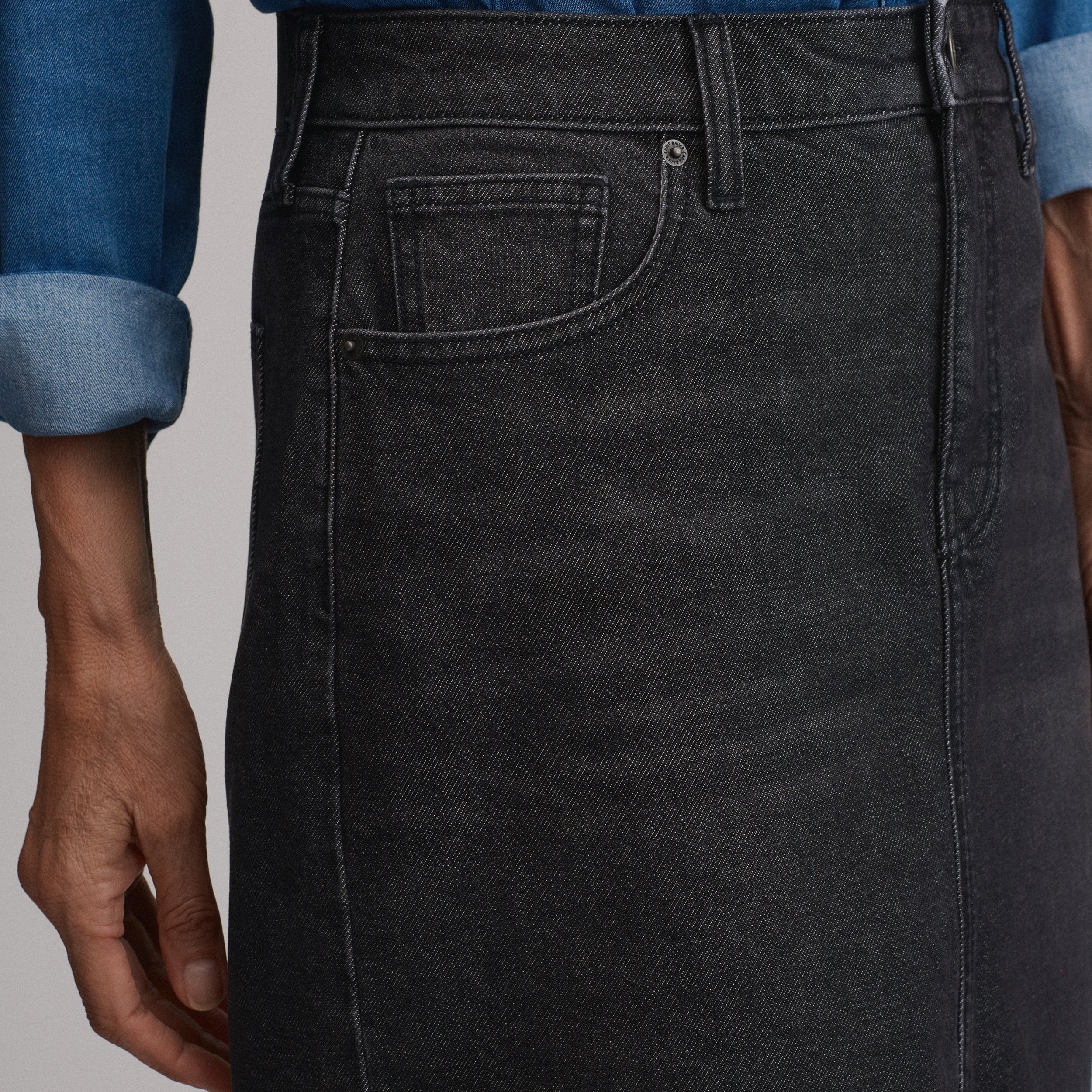Women's Iconic Denim Skirt - Image 3