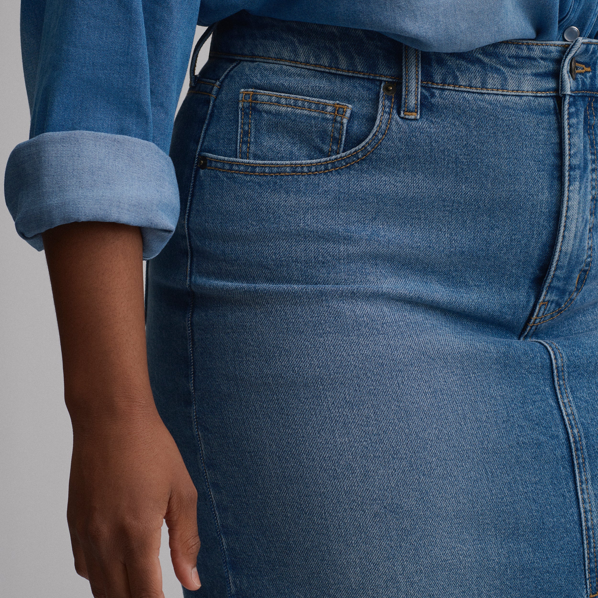 Women's Iconic Denim Skirt - Image 7
