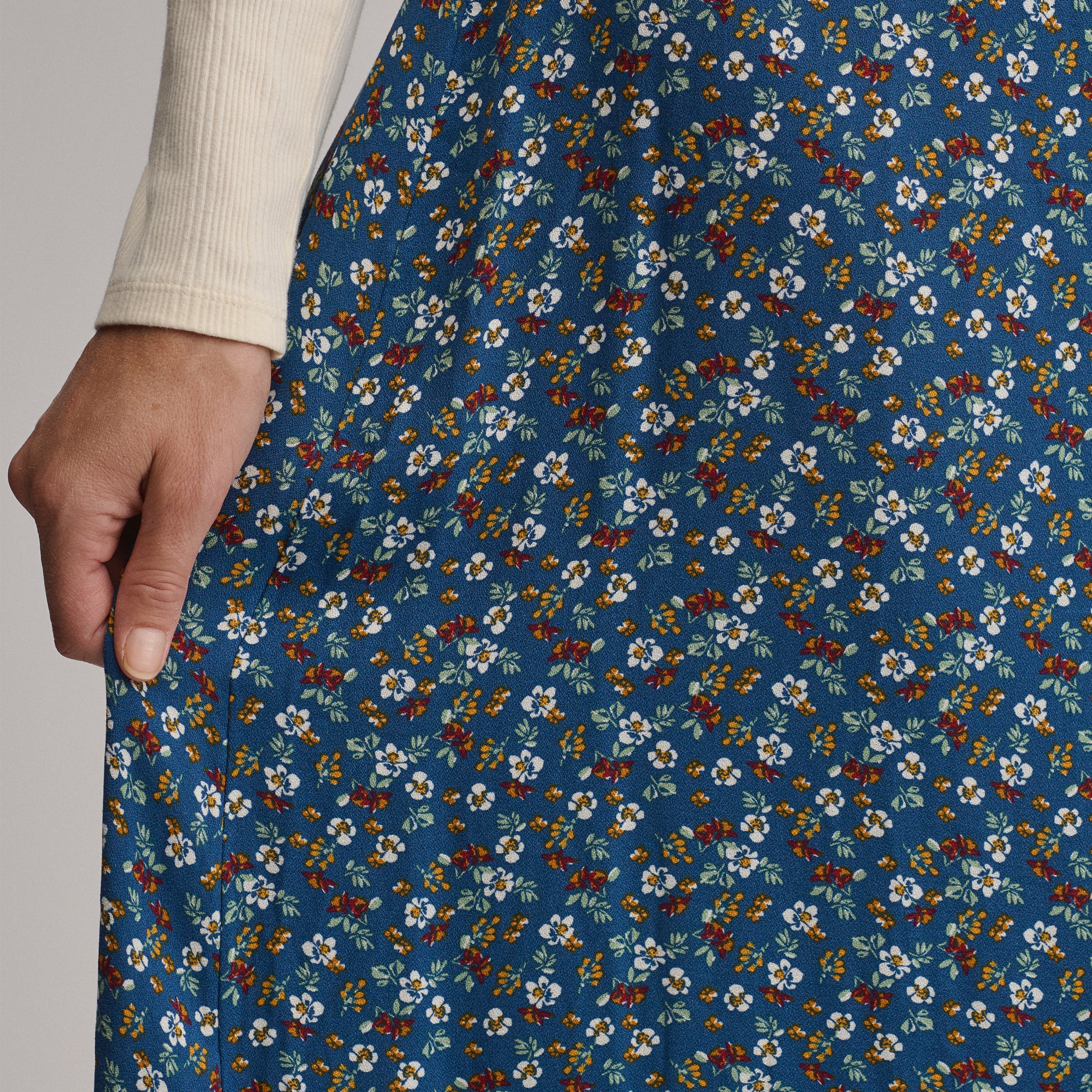 Women's Printed Midi Skirt - Image 3
