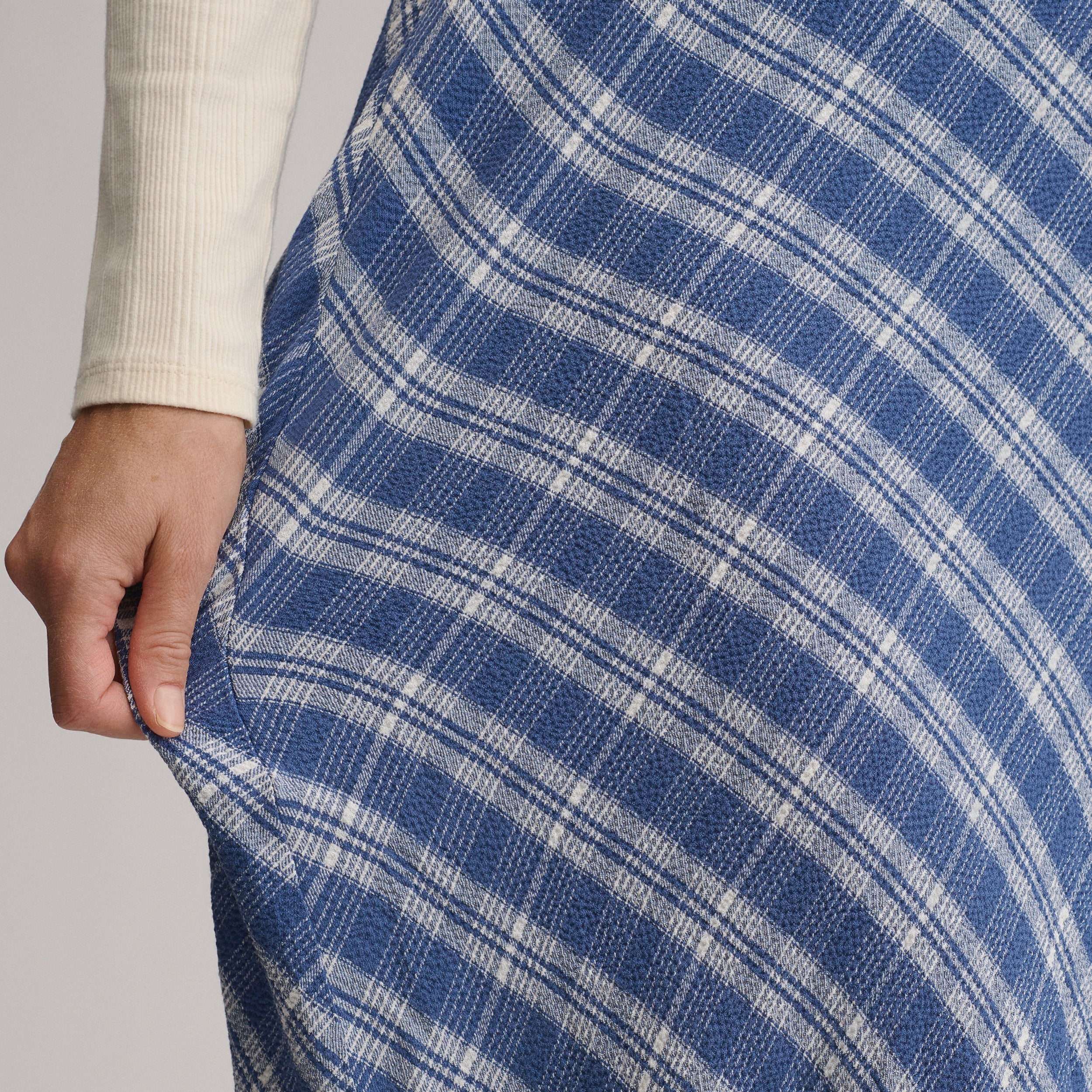 Women's Plaid Midi Skirt - Image 3