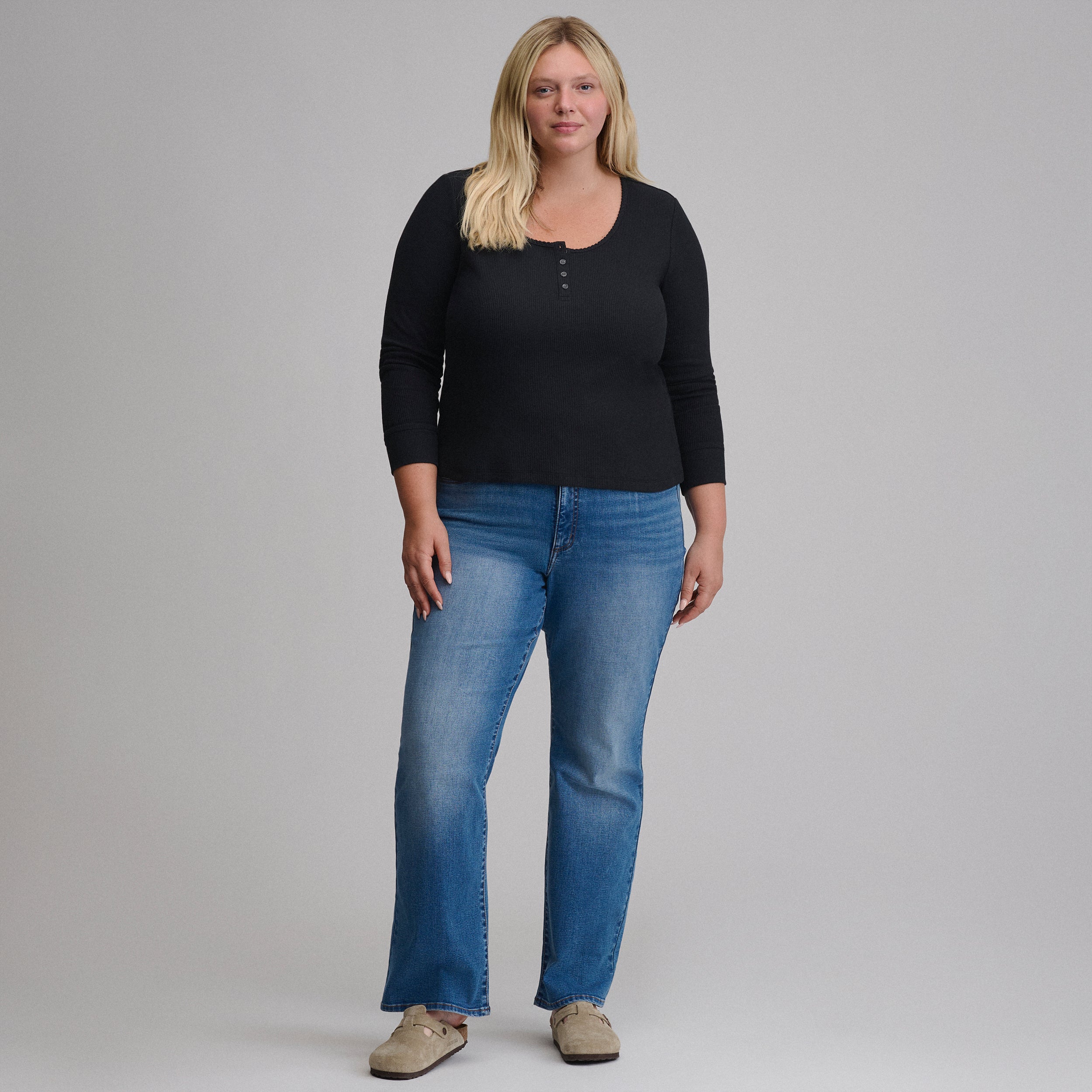 Women's Infinity Thermal Henley - Image 8