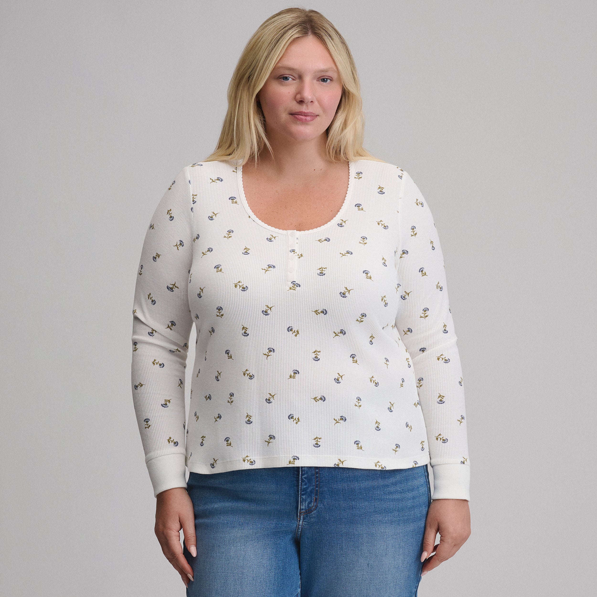 Women's Infinity Thermal Henley - Image 12