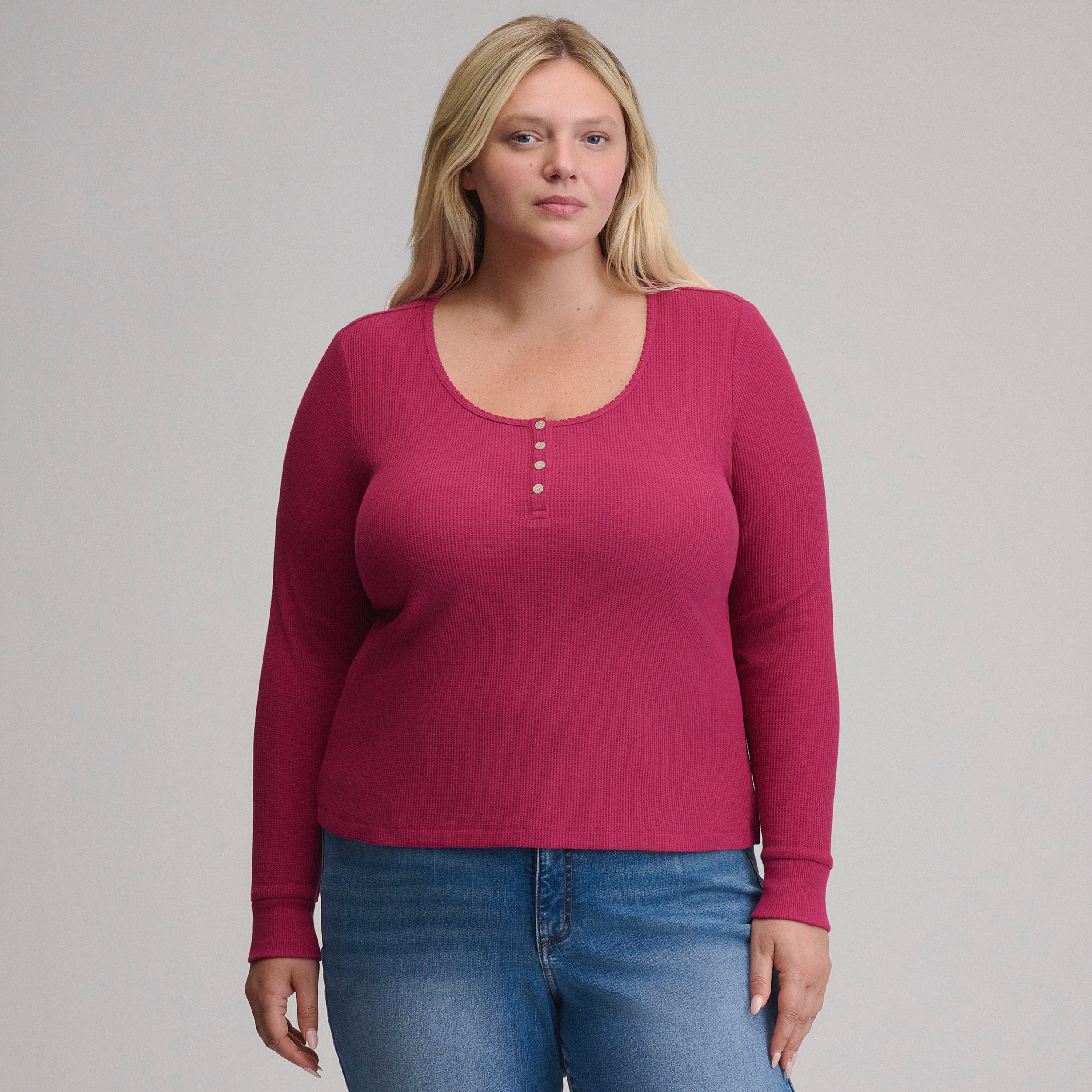 Women's Infinity Thermal Henley - Image 9