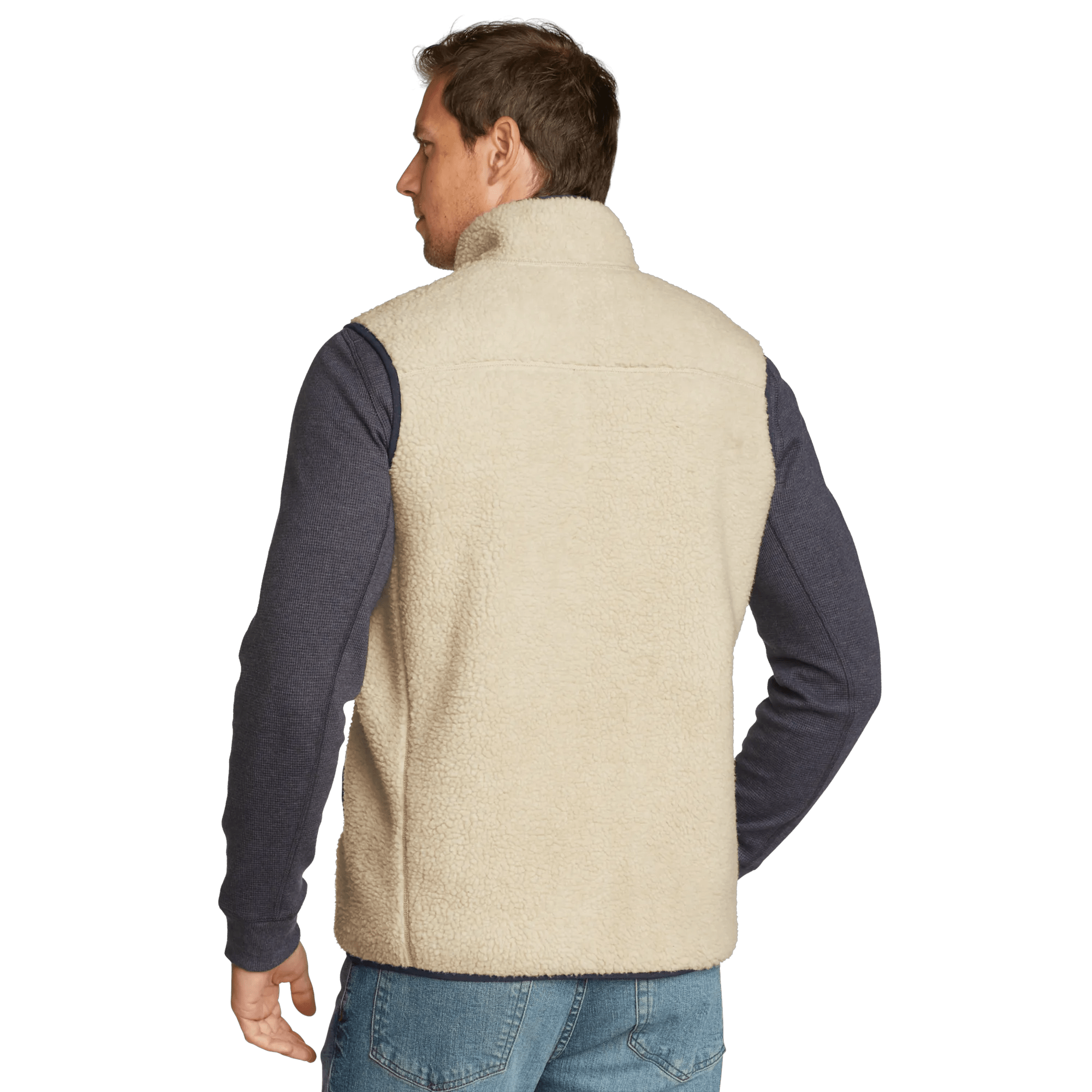 Men's Chilali Faux Shearling Fleece Vest - Image 3