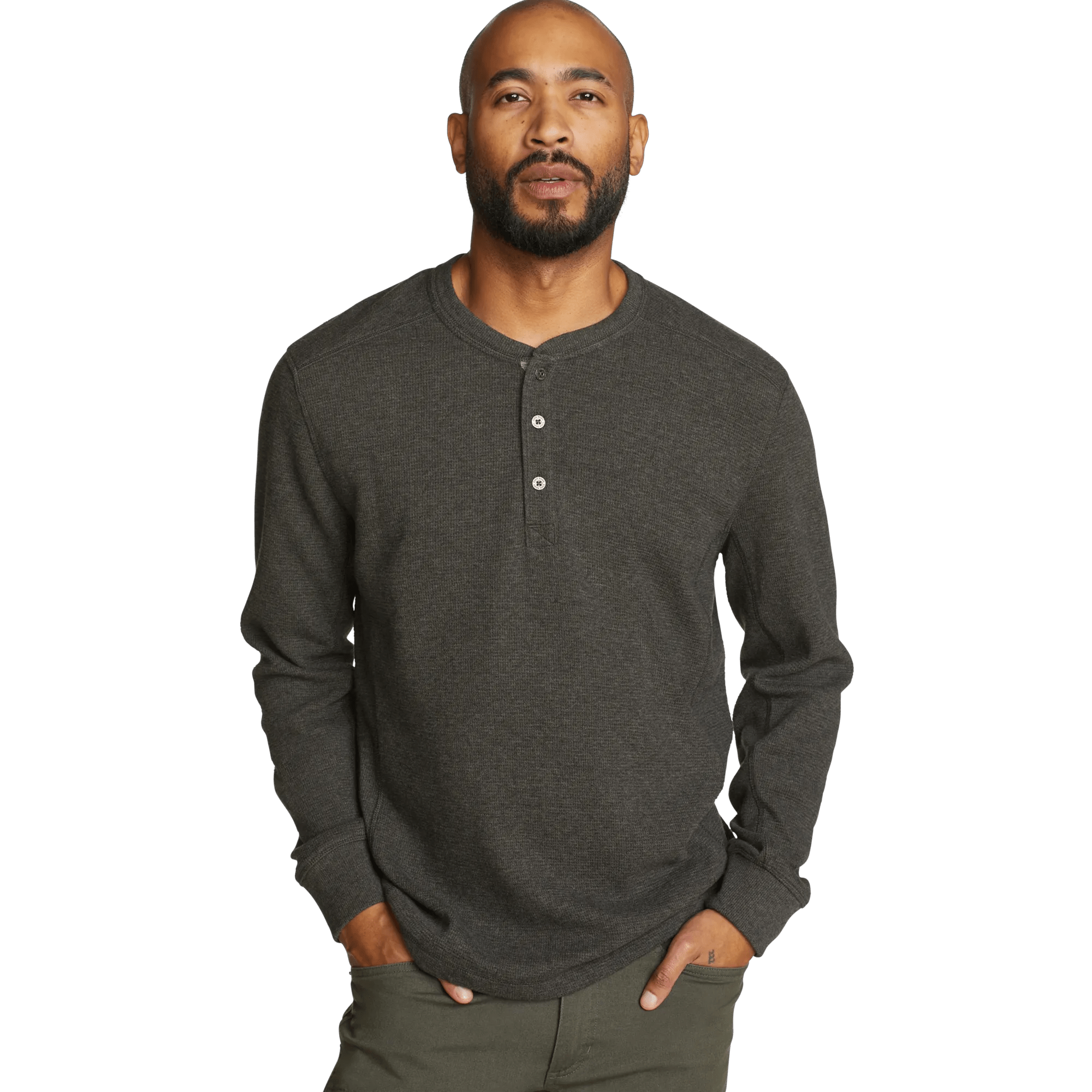 Men's Eddie's Favorite Ultrasoft Thermal Henley - Image 9