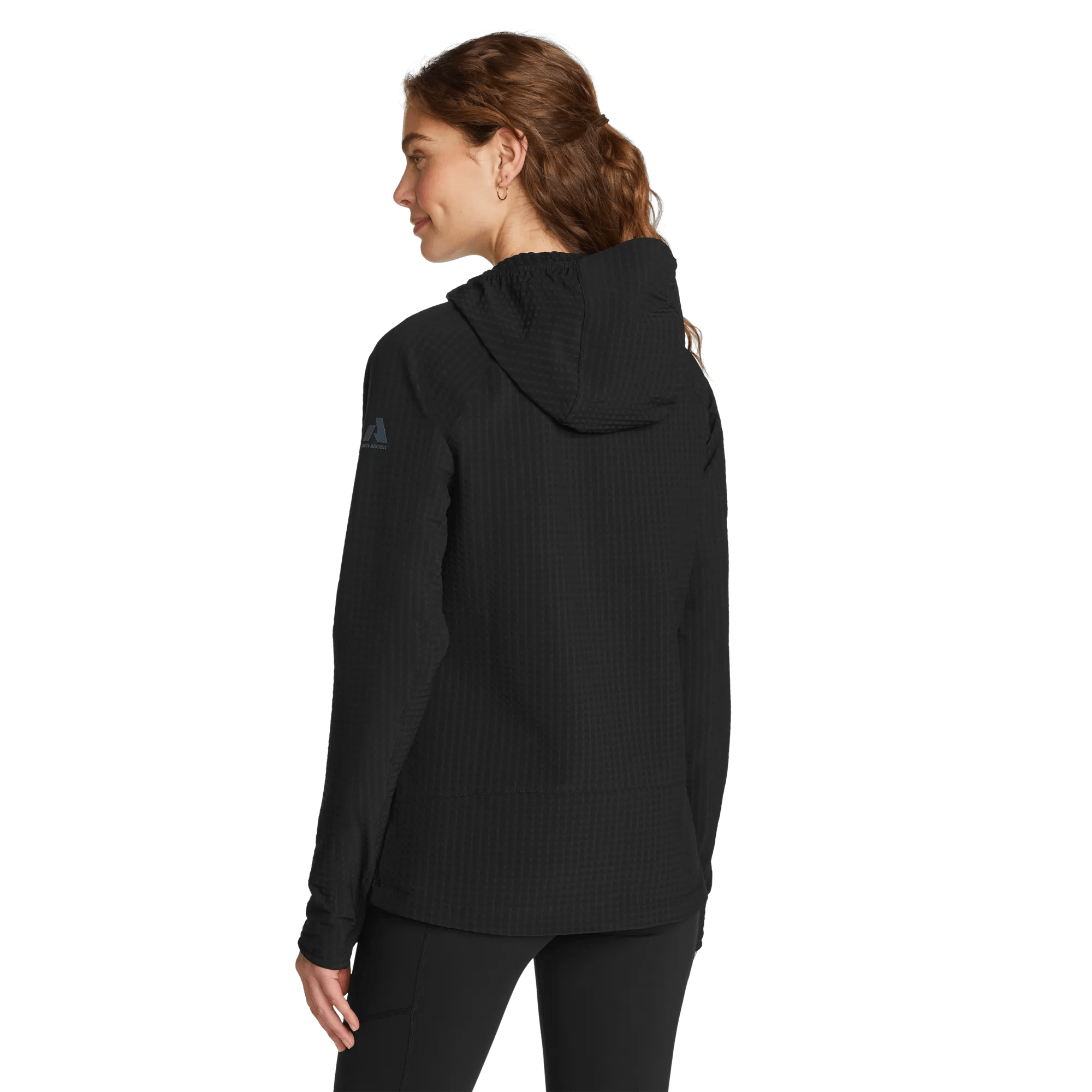 Women's Sandstone Backbone Grid Shell Hoodie - Image 2